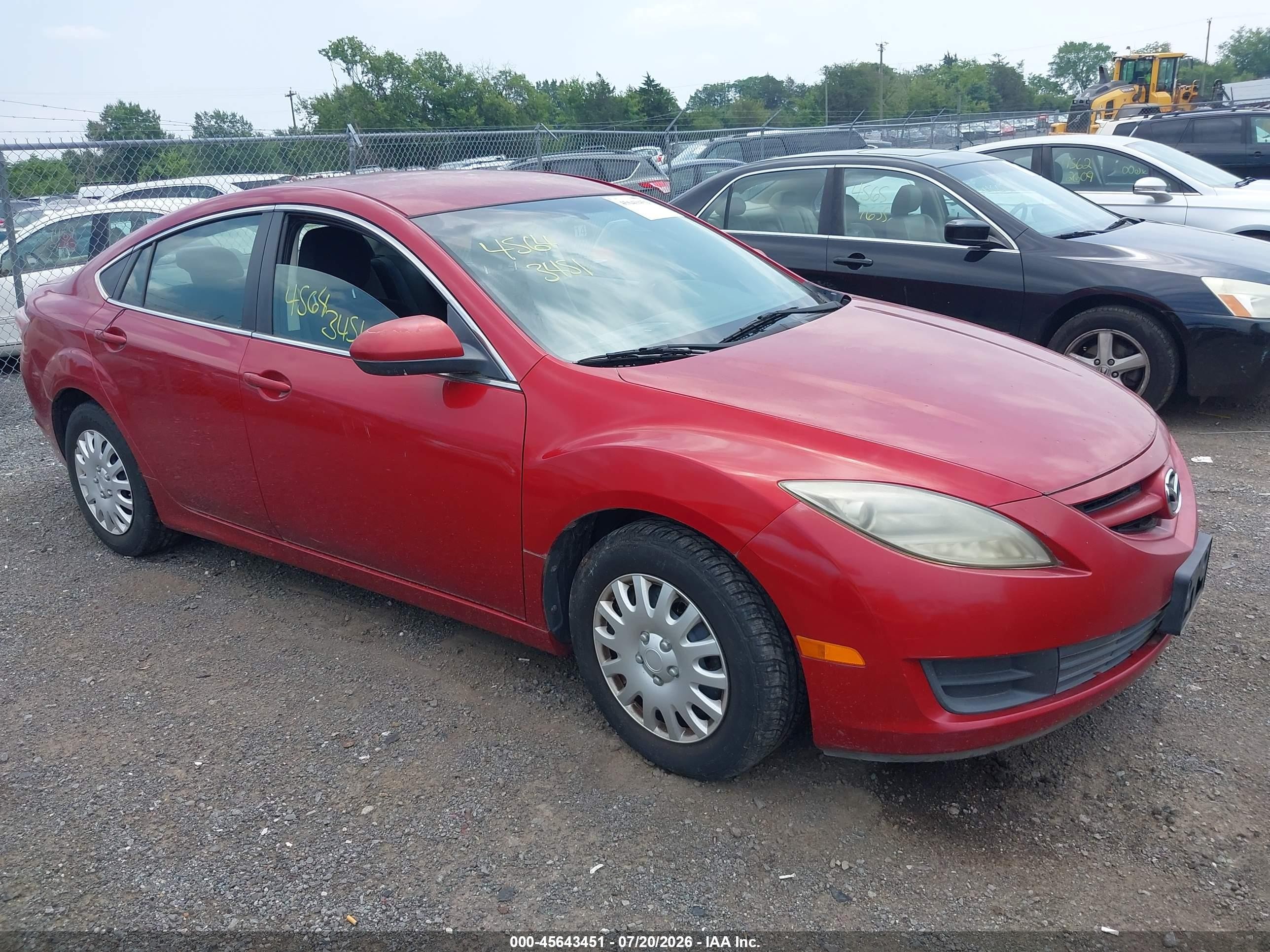 2009 Mazda 6 i Sport, VIN 1YVHP81A695M34762 — Normal wear
