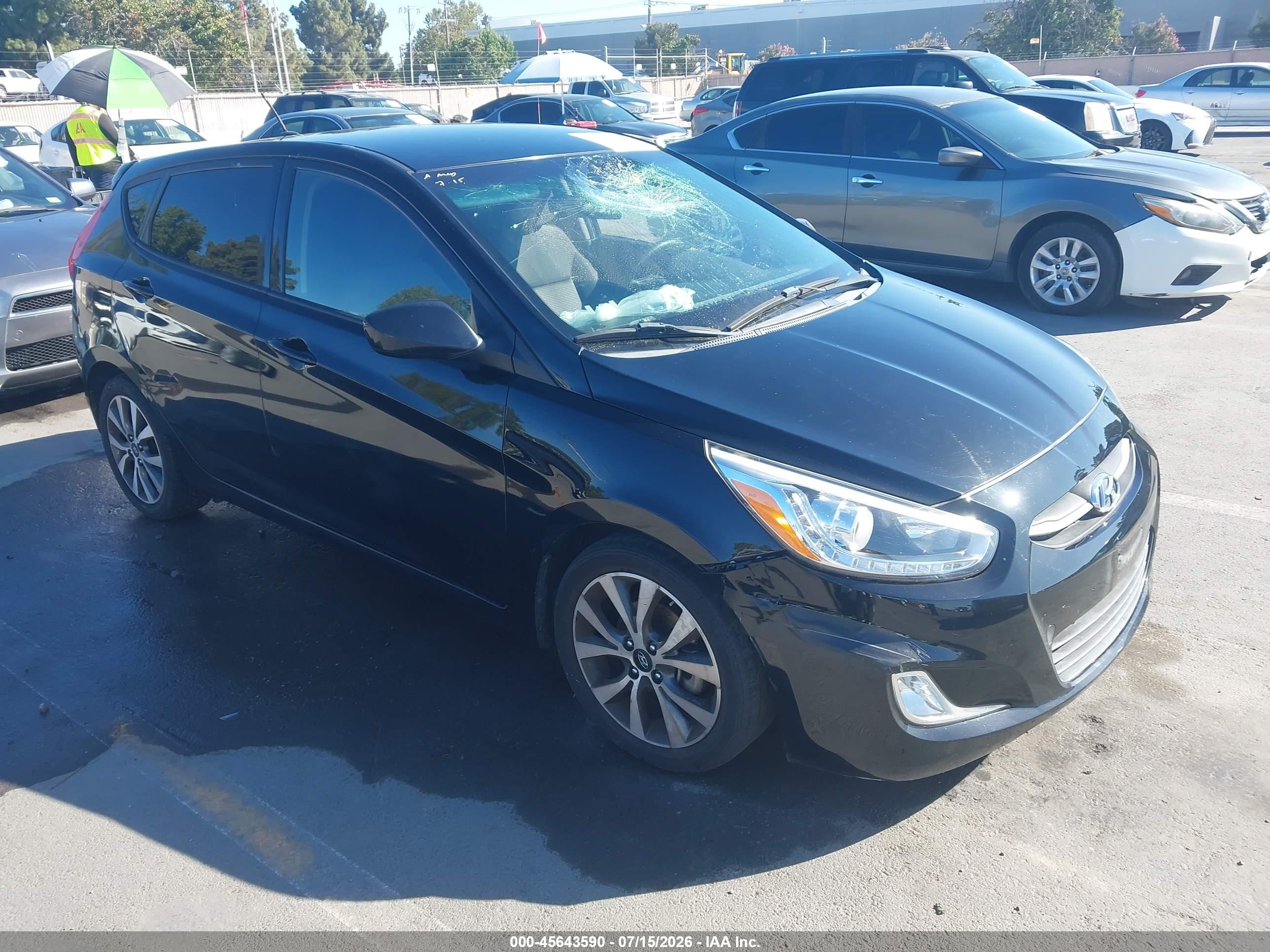 2017 Hyundai Accent Sport, VIN KMHCU5AEXHU355380 — Обычный износ