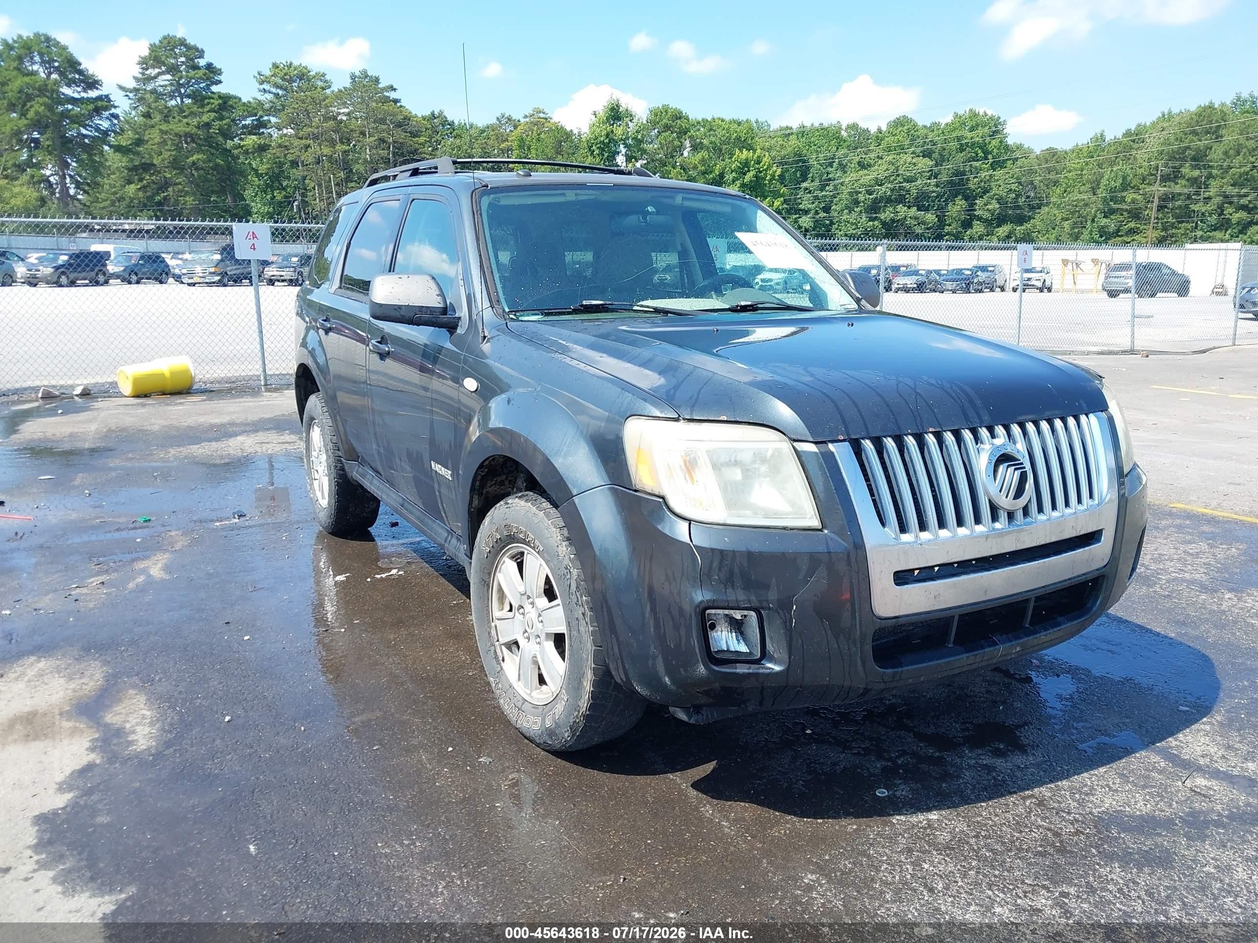 2008 Mercury Mariner, VIN 4M2CU81118KJ47672 — Обычный износ