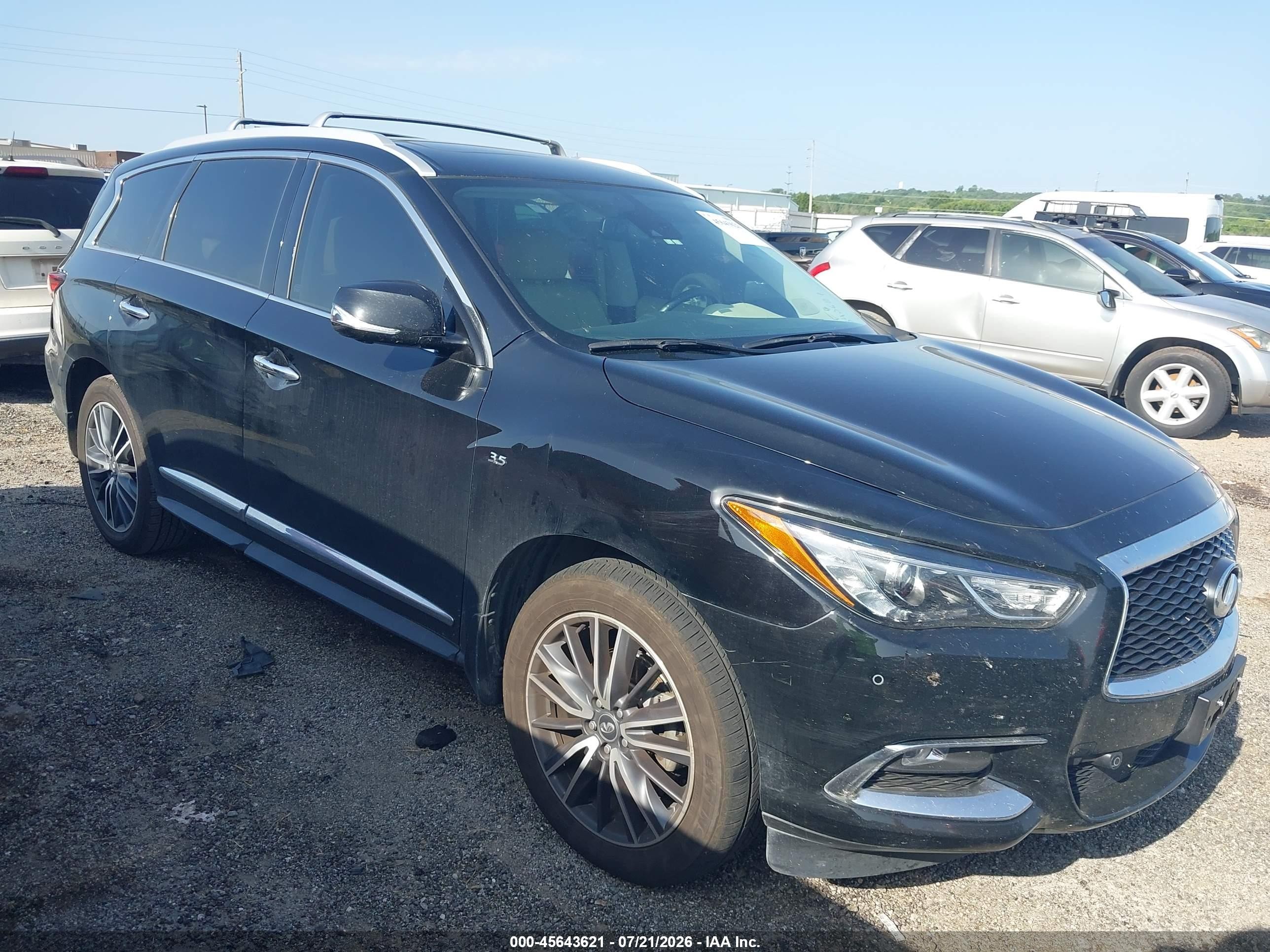 2020 Infiniti QX60 Luxe, VIN 5N1DL0MM2LC505977 — Rear end