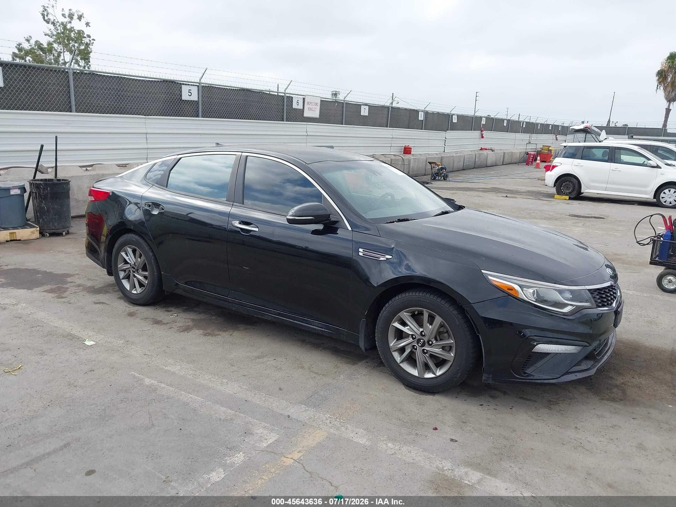 2019 Kia Optima S, VIN 5XXGT4L31KG312493 — Theft recovery