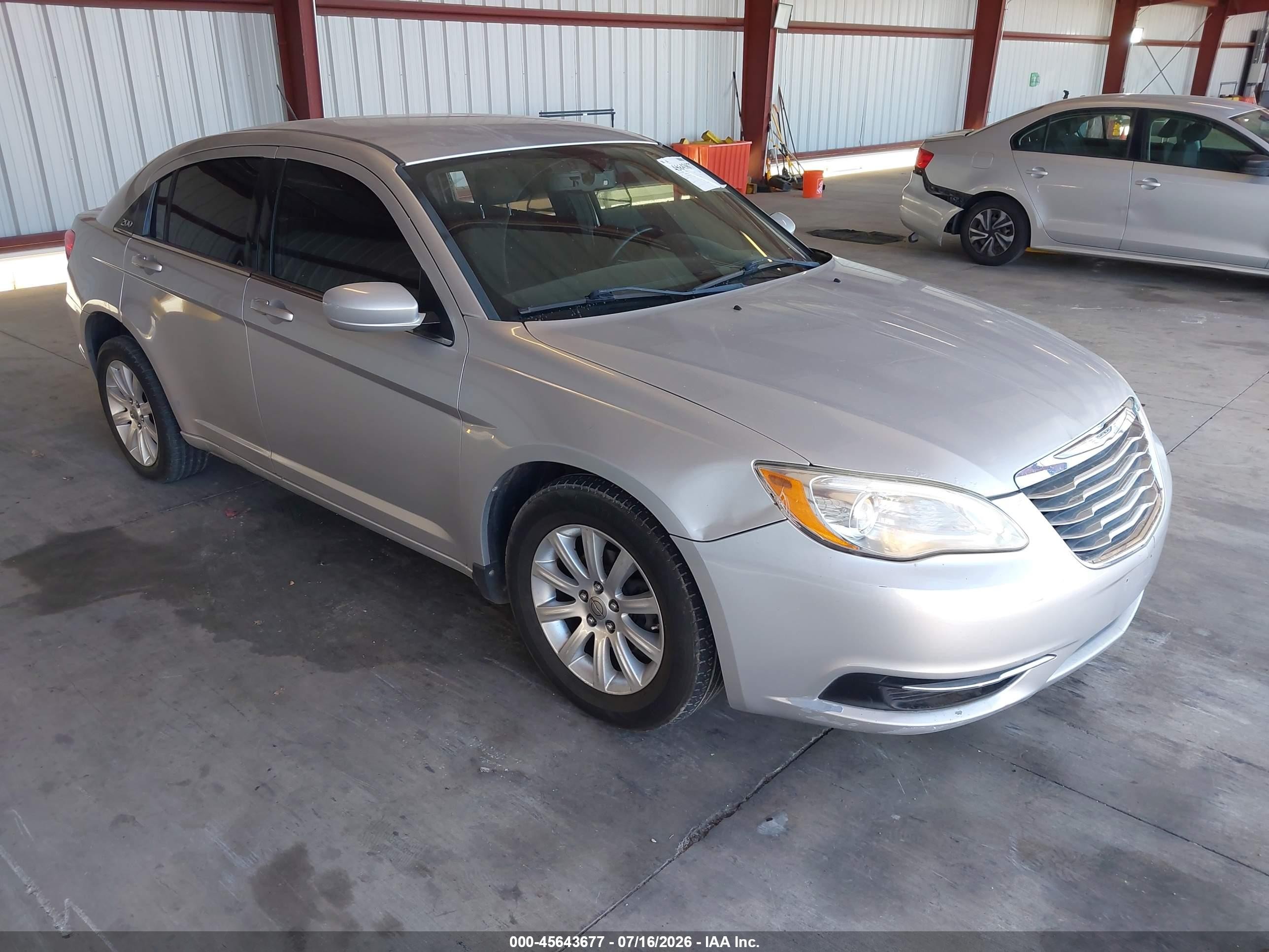 2012 Chrysler 200 Touring, VIN 1C3CCBBB3CN101382 — Not stated