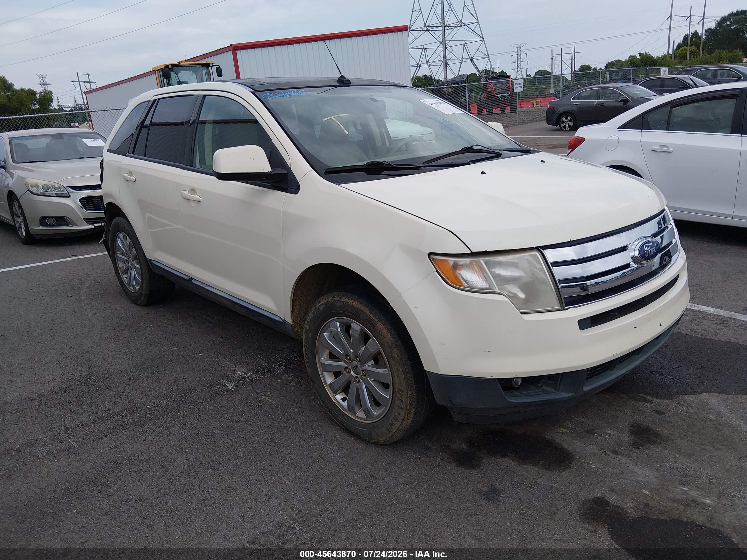 2007 Ford Edge SEL Plus, VIN 2FMDK39CX7BB58893 — Normal wear