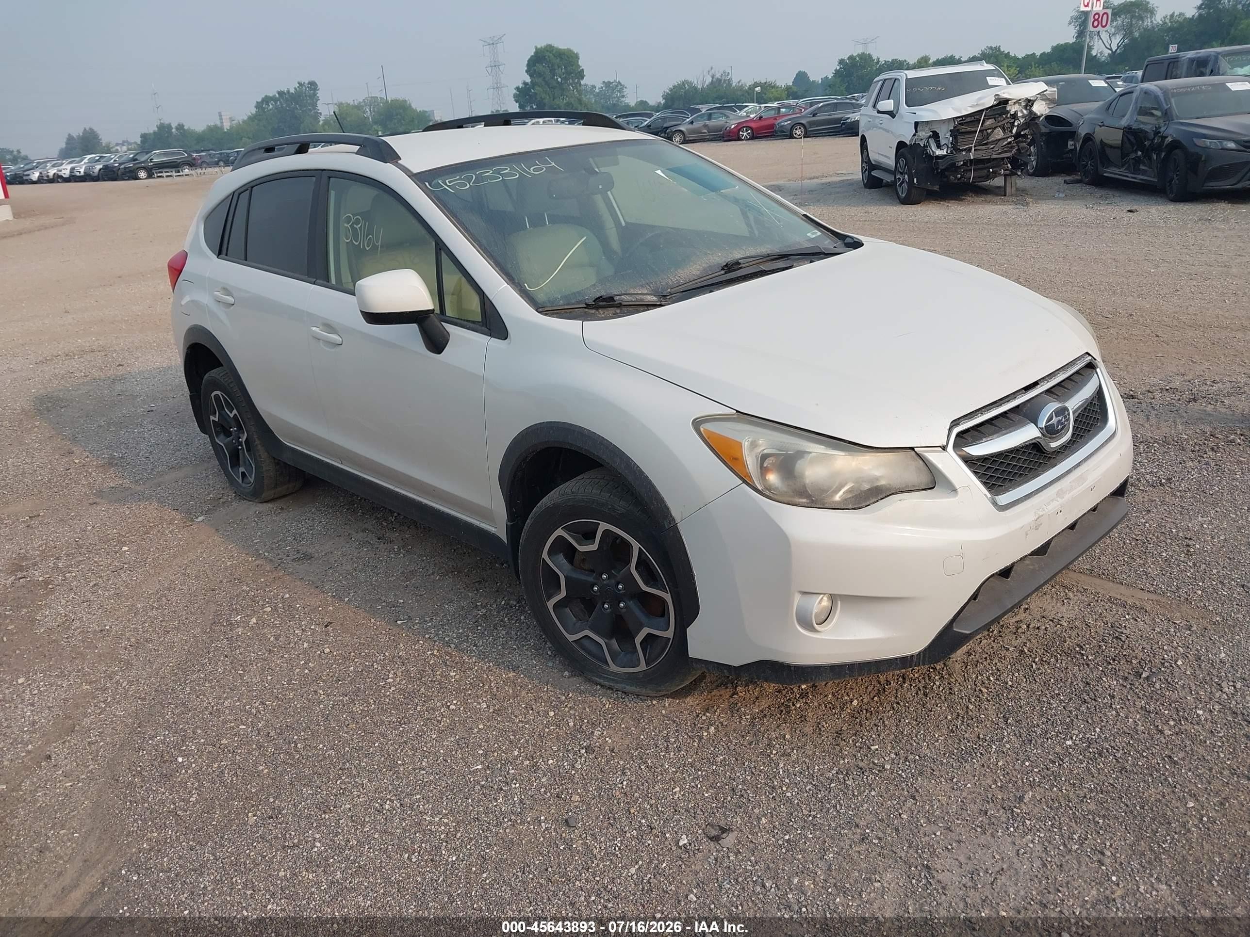 2014 Subaru Crosstrek Limited, VIN JF2GPAGC9E8254087 — Not stated