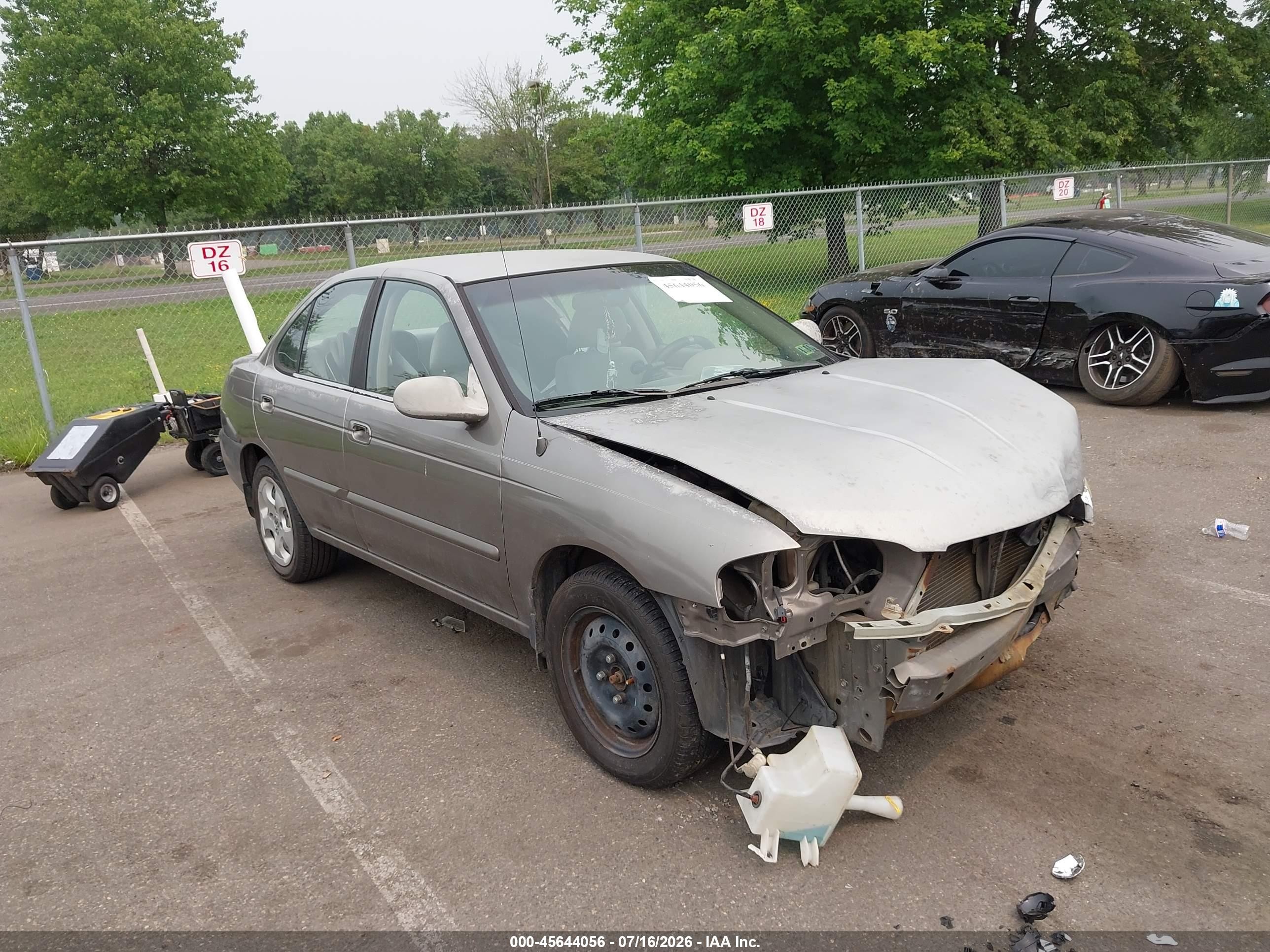 2004 Nissan Sentra S, VIN 3N1CB51D94L843759 — Front end