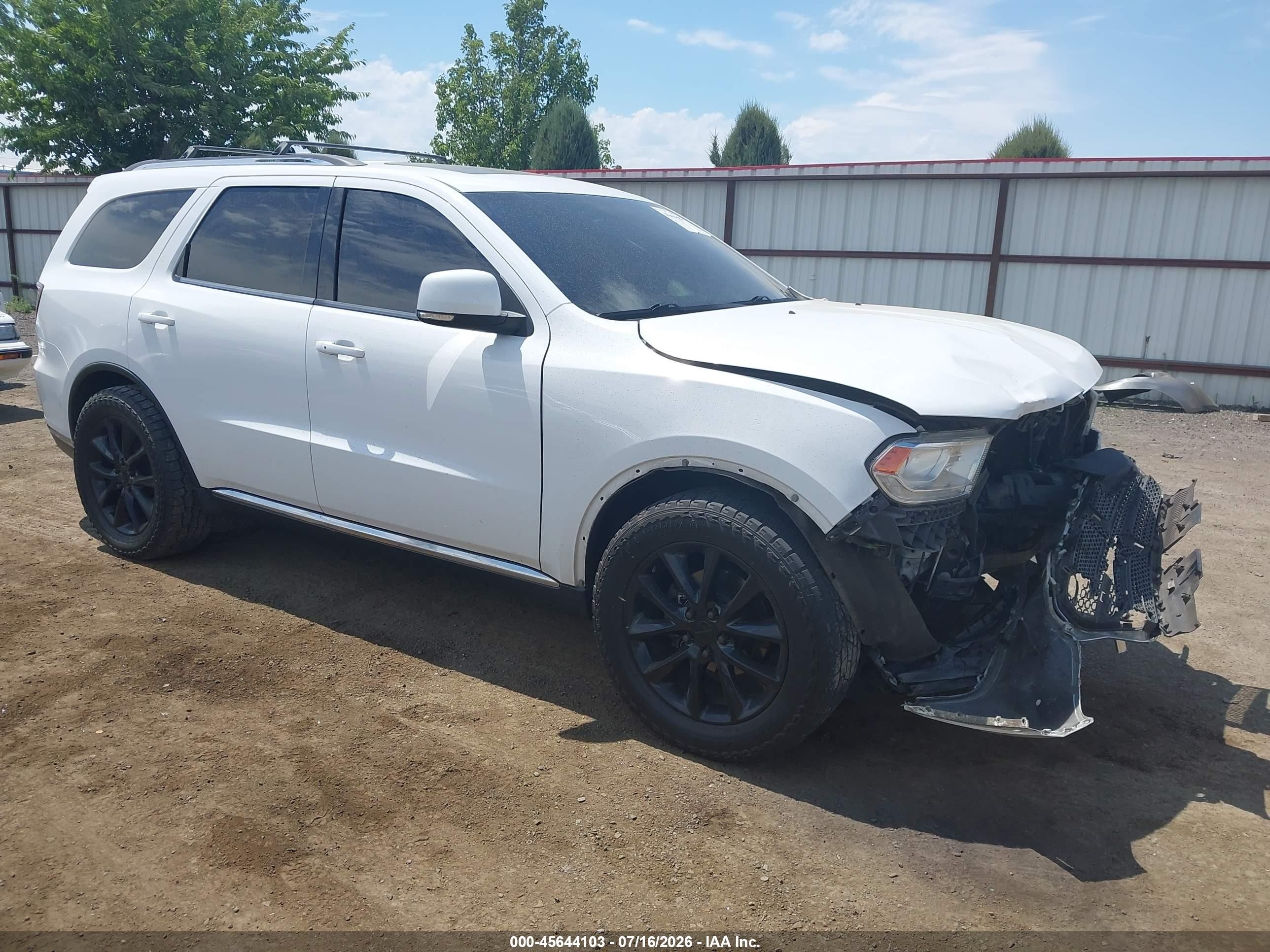 2014 Dodge Durango Limited, VIN 1C4RDJDG7EC351700 — Front end