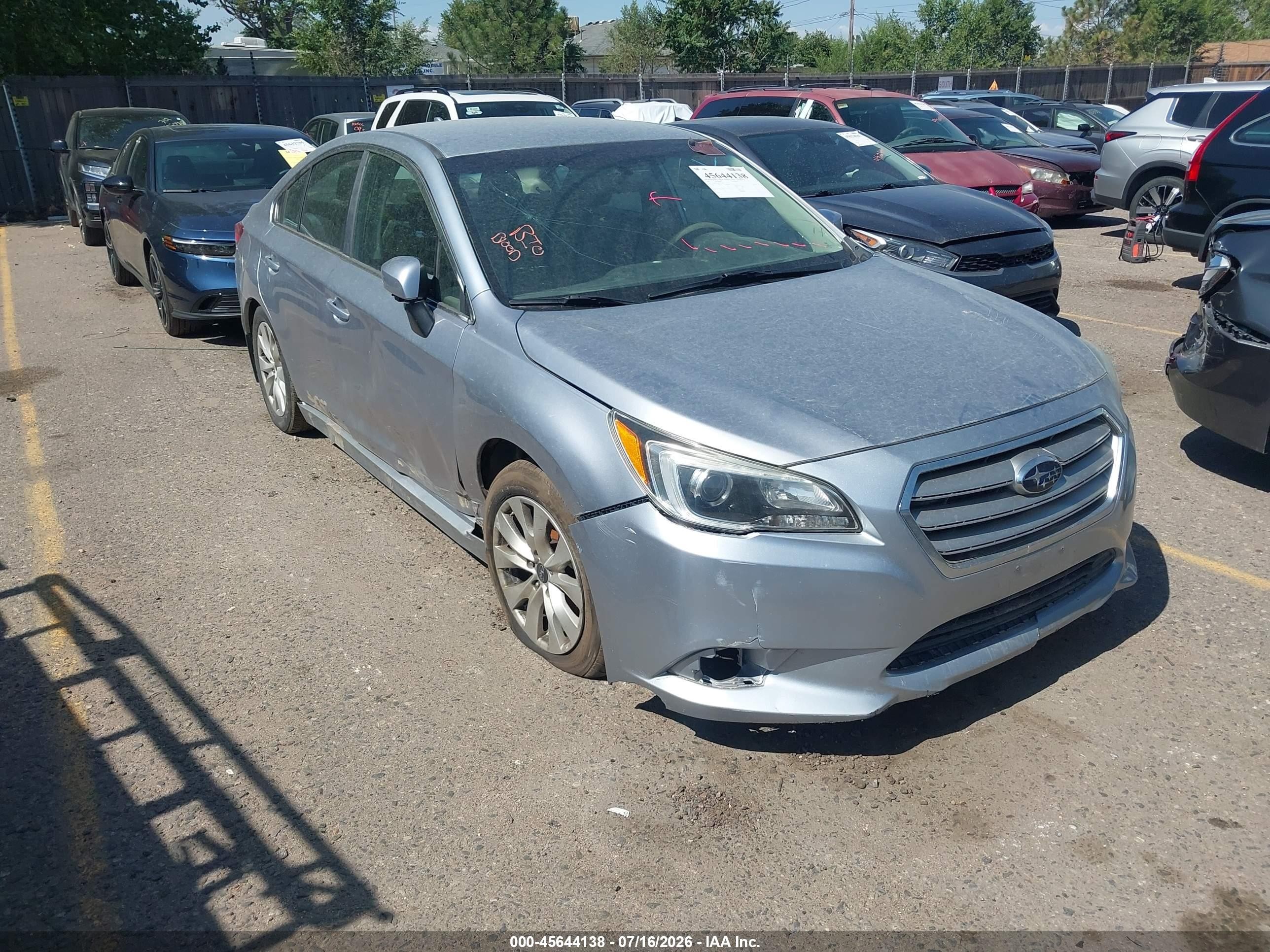 2017 Subaru Legacy Premium, VIN 4S3BNAC69H3016692 — All over