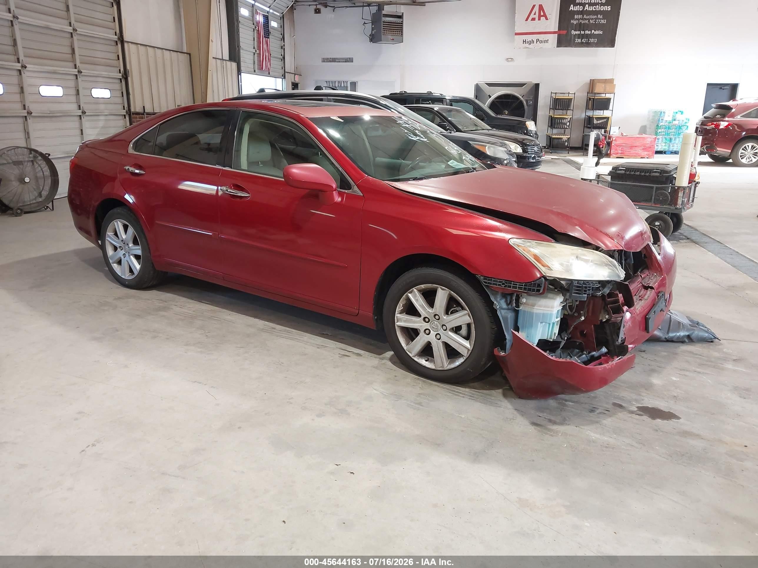 2009 Lexus ES 330, VIN JTHBJ46G692281593 — Перед
