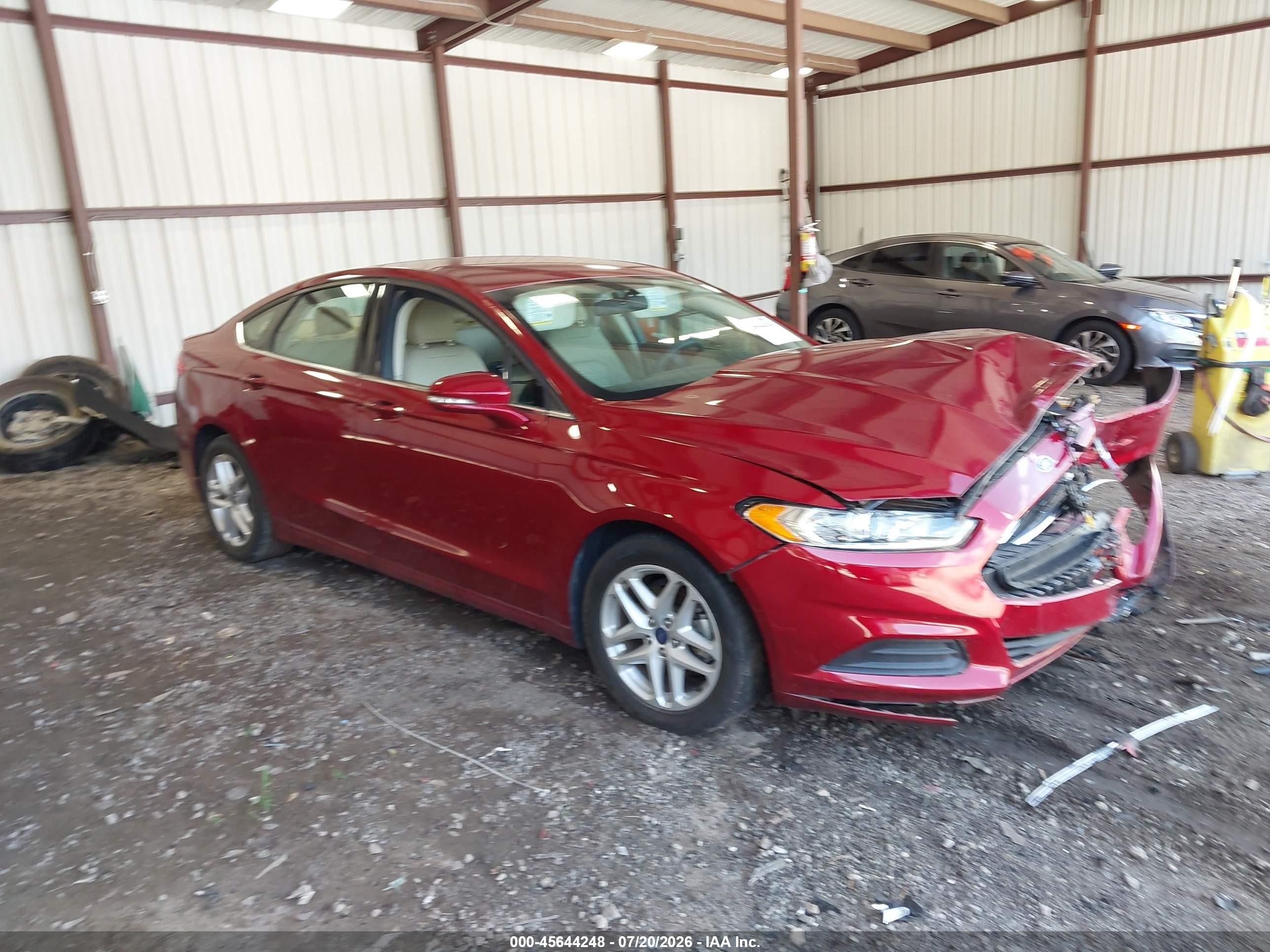 2016 Ford Fusion SE, VIN 3FA6P0H7XGR101571 — Front end