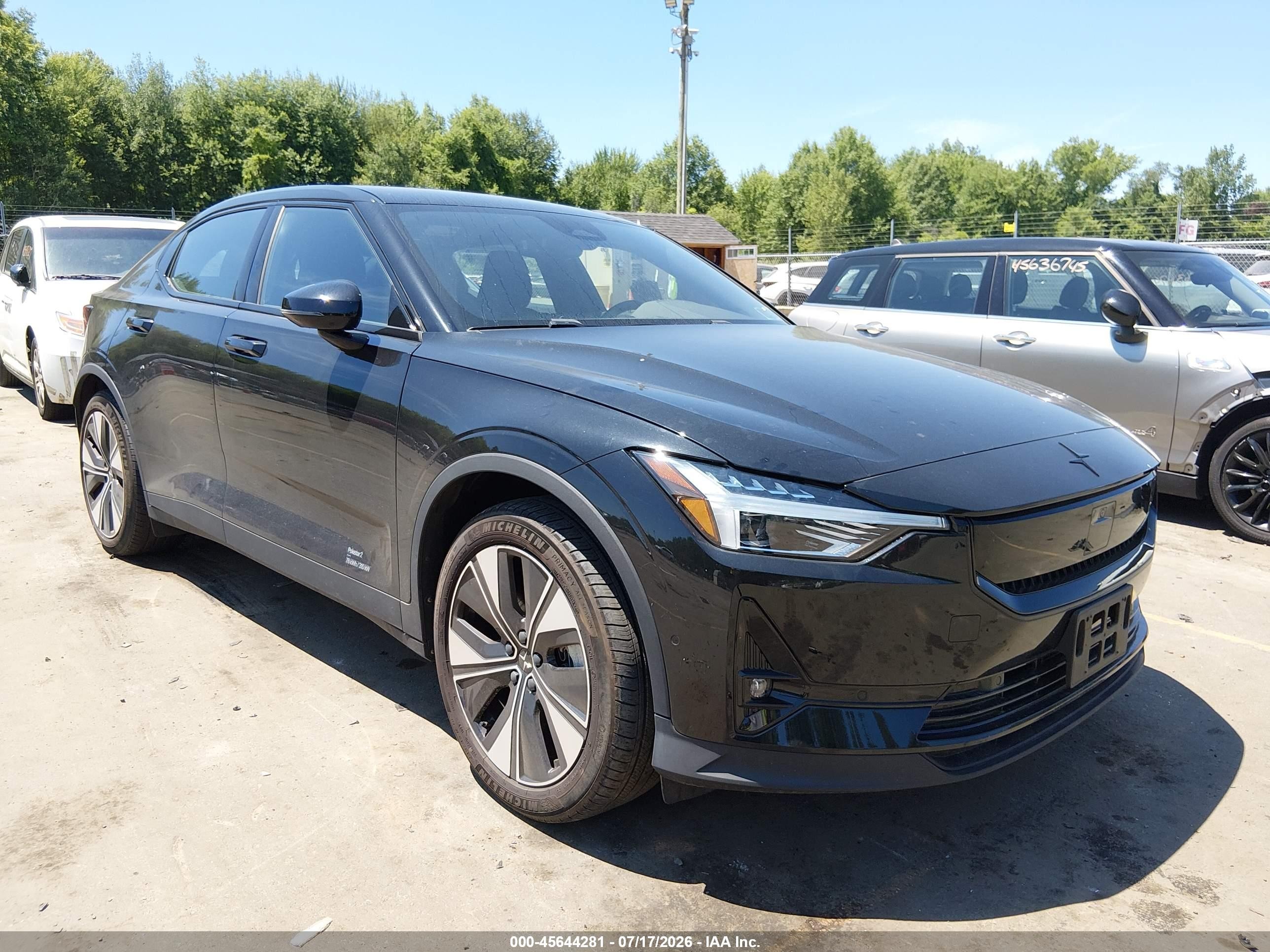 2024 Polestar 2, VIN YSMFD3KA1RL220107 — Rear end