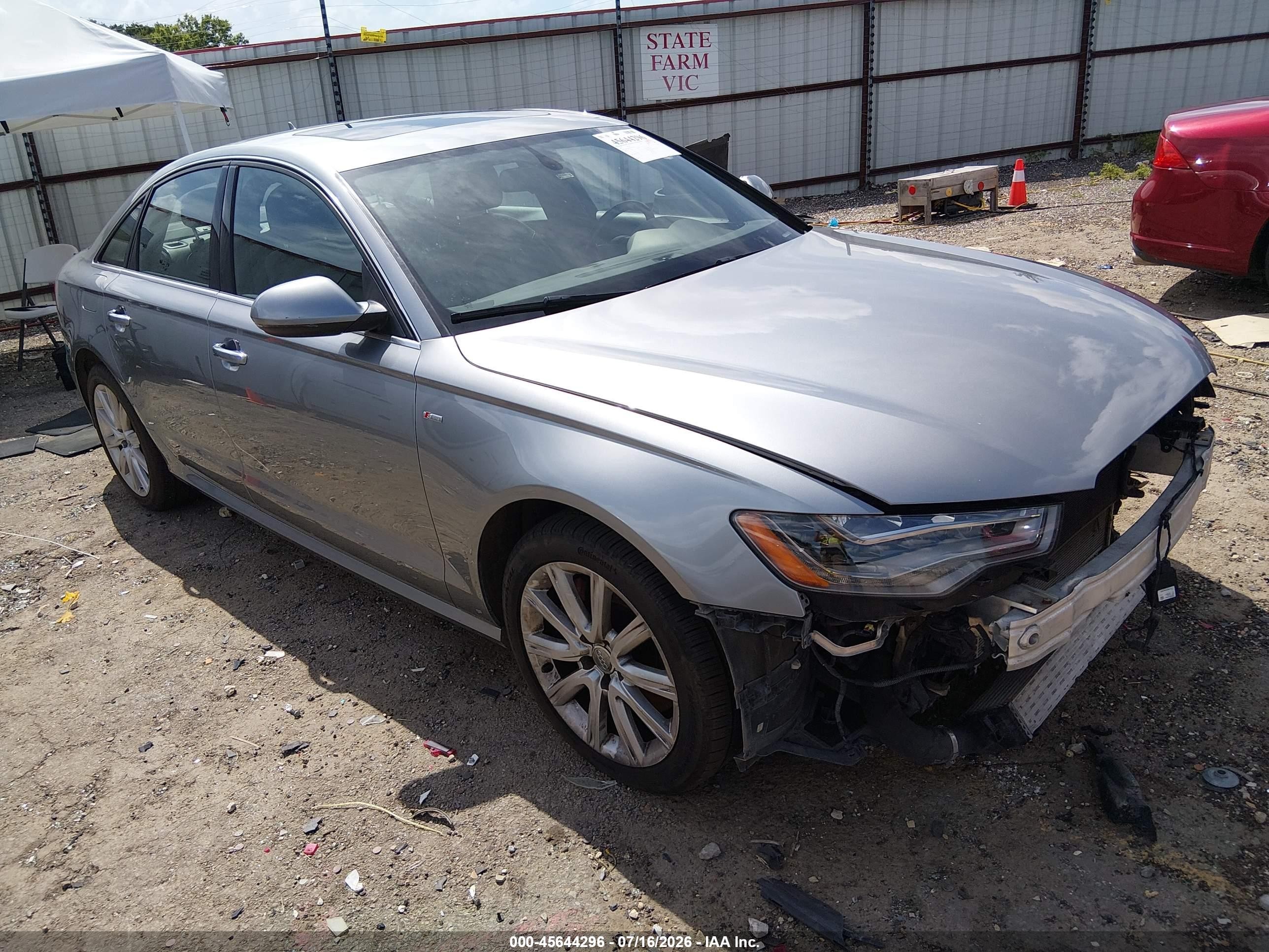 2015 Audi A6 Premium Plus, VIN WAUFMAFC6FN015830 — Front end