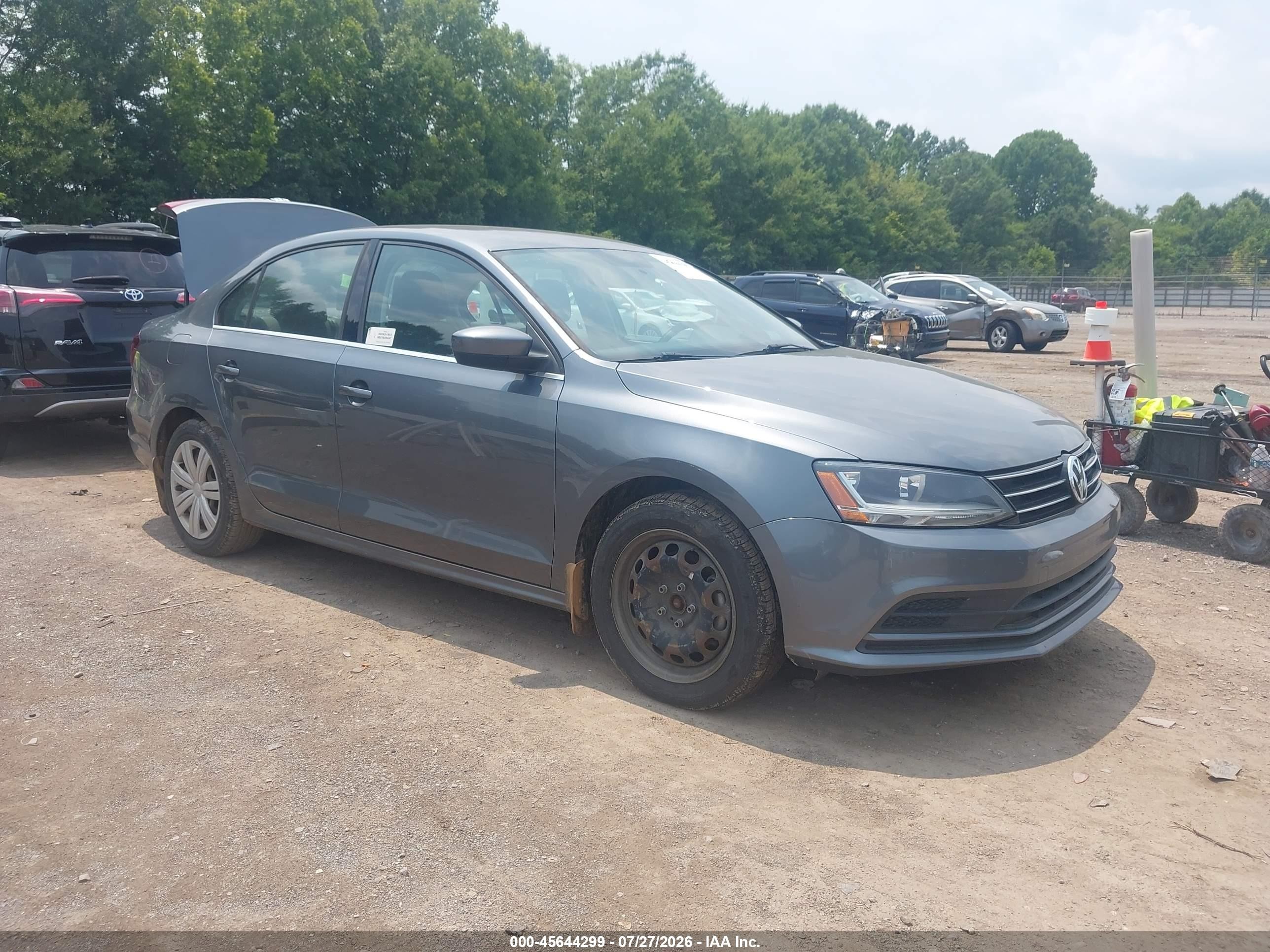 2017 Volkswagen Jetta S, VIN 3VW2B7AJ6HM371771 — Rear end