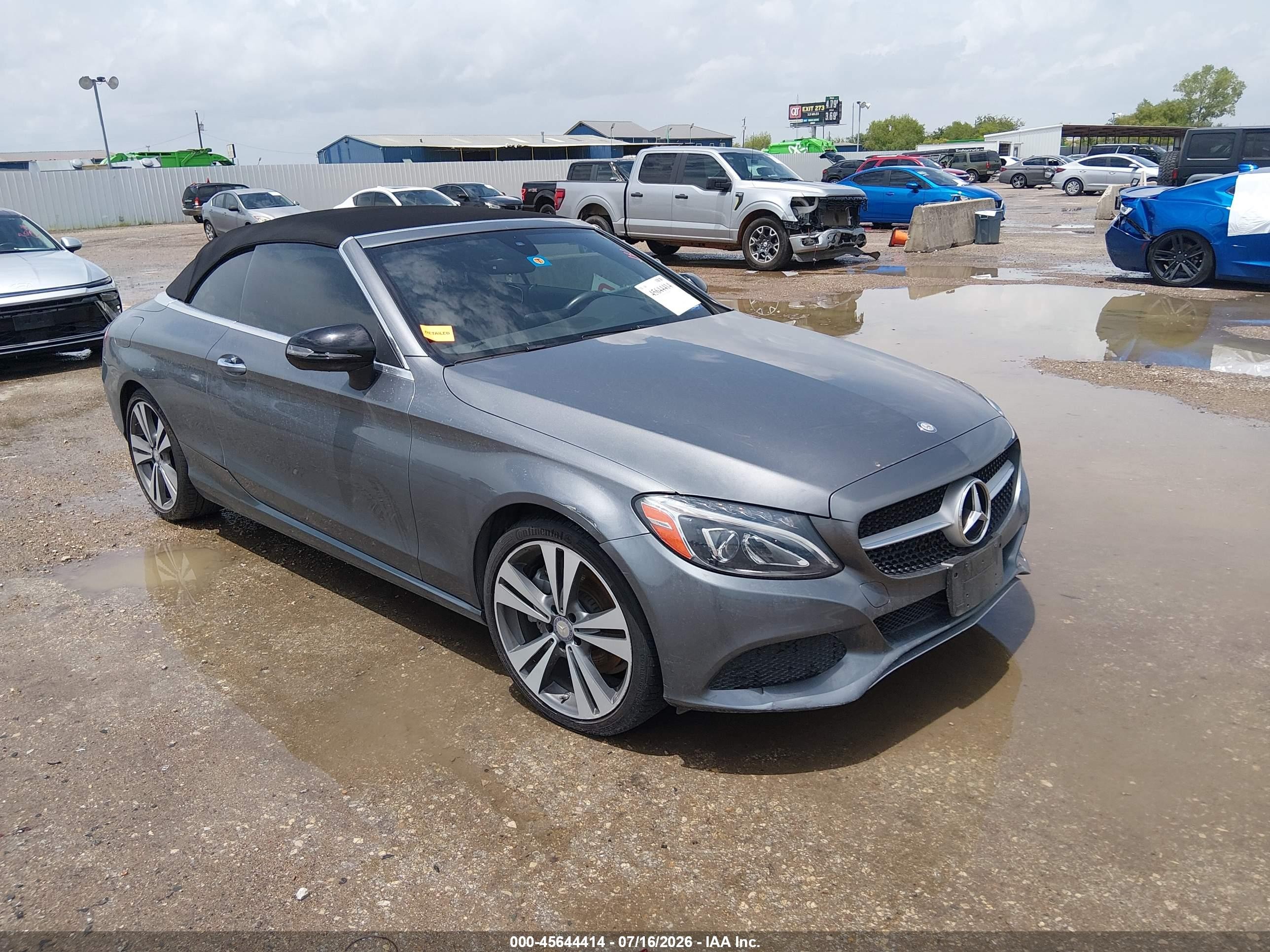 2017 Mercedes-Benz C 300, VIN WDDWK4JB7HF494061 — Fresh water flood