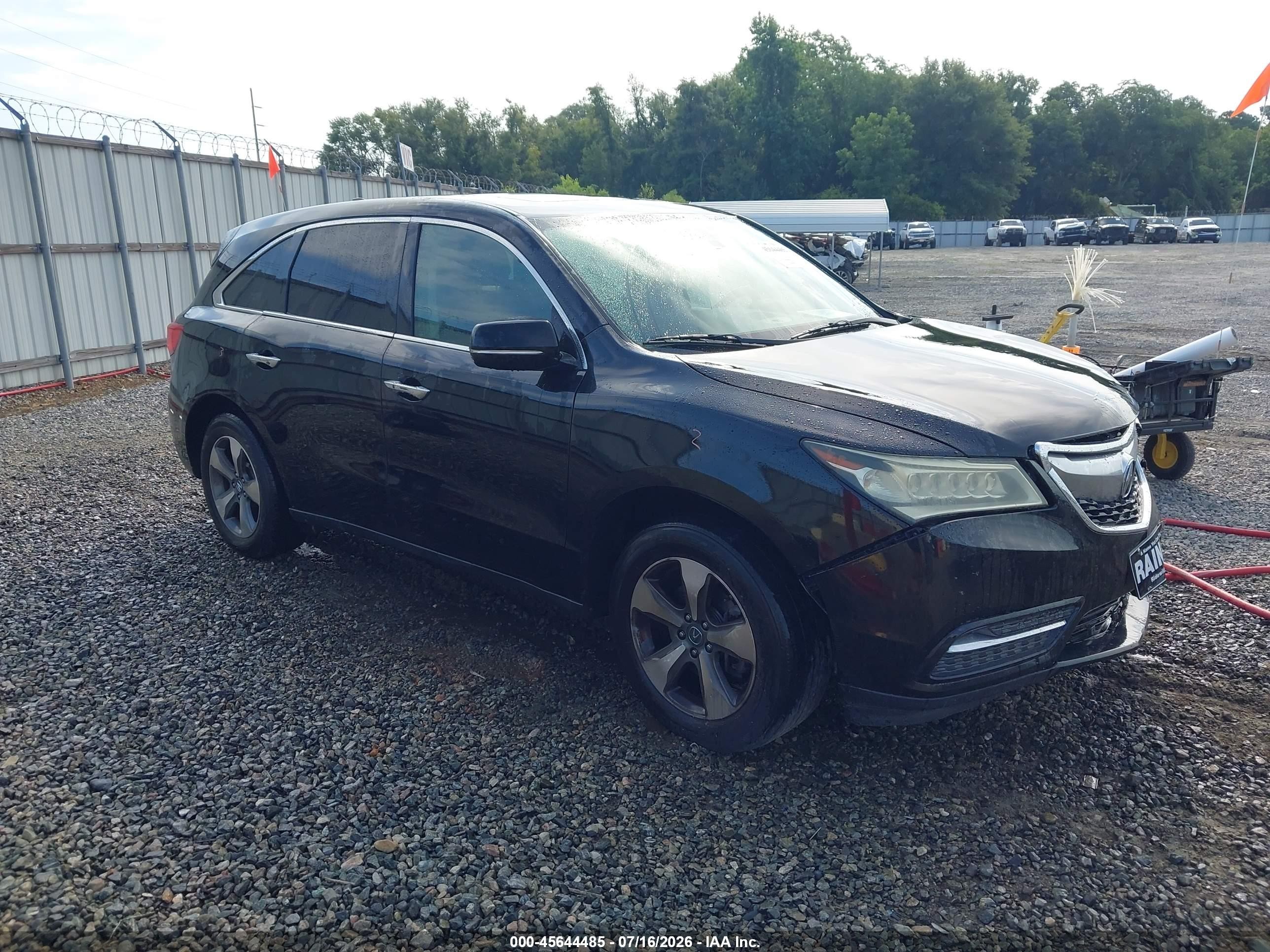 2015 Acura MDX, VIN 5FRYD3H28FB006507 — Front end