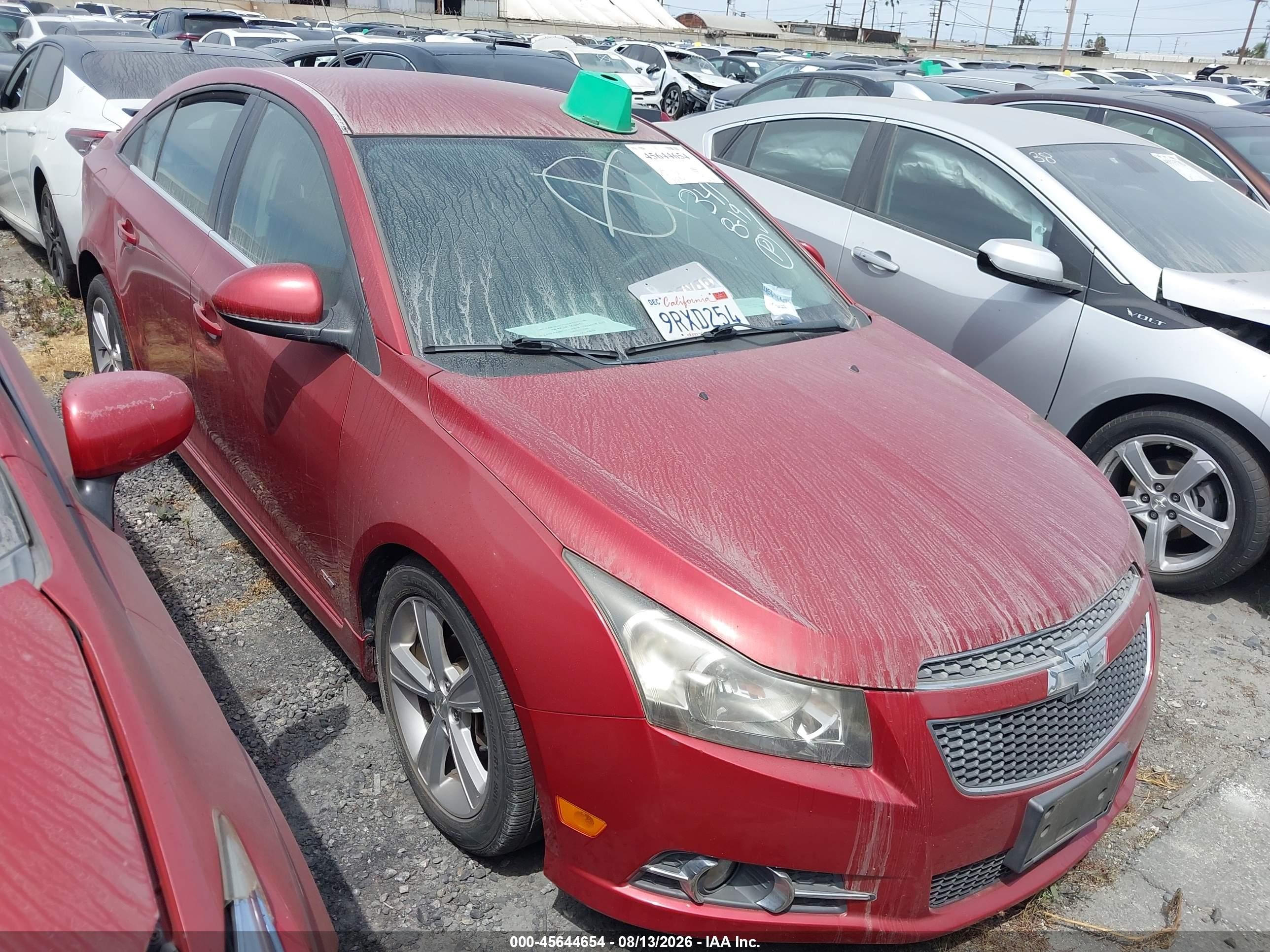 2014 Chevrolet Cruze 2LT, VIN 1G1PE5SBXE7426250 — Undercarriage