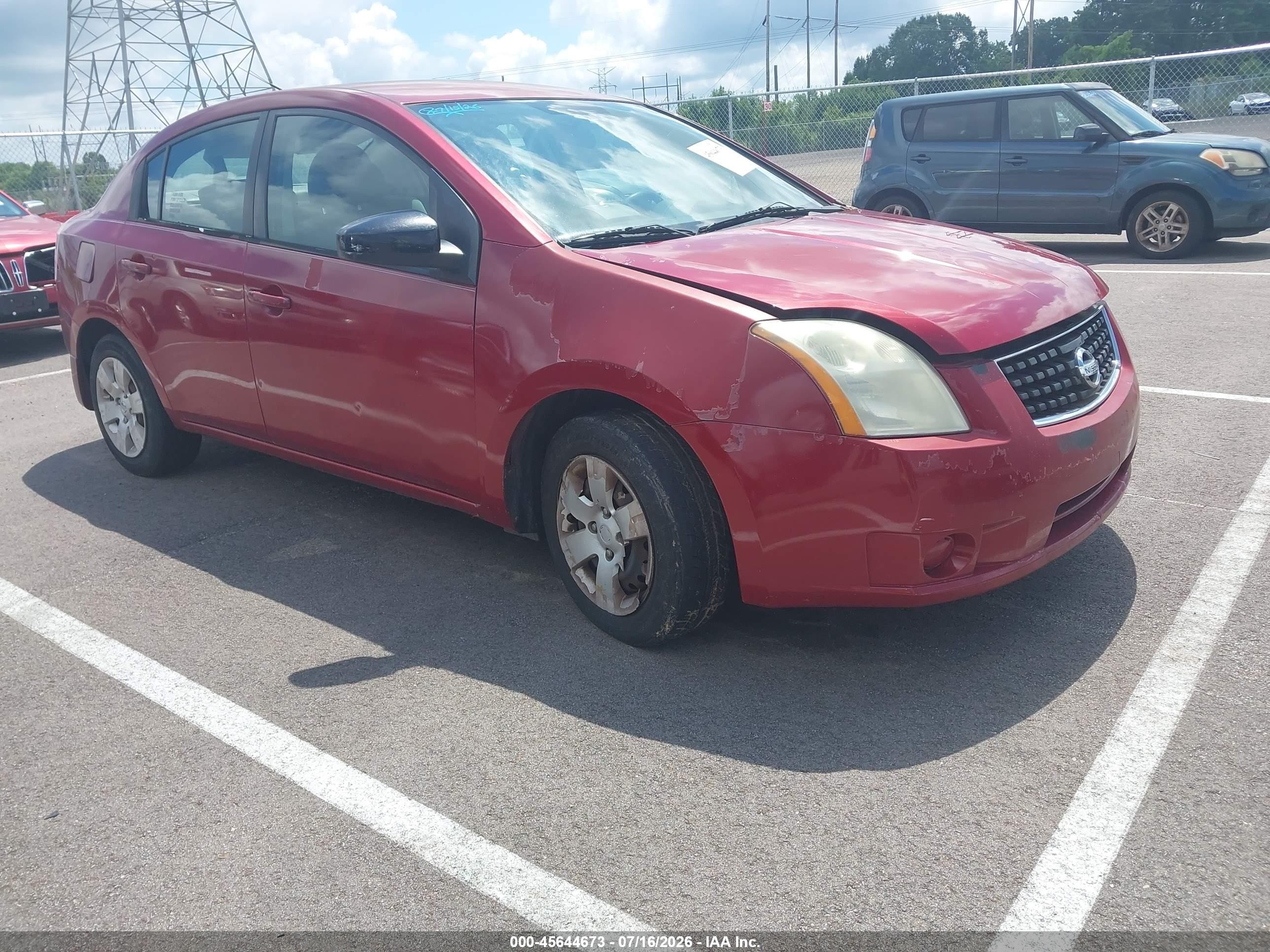 2009 Nissan Sentra S, VIN 3N1AB61E59L660730 — Normal wear