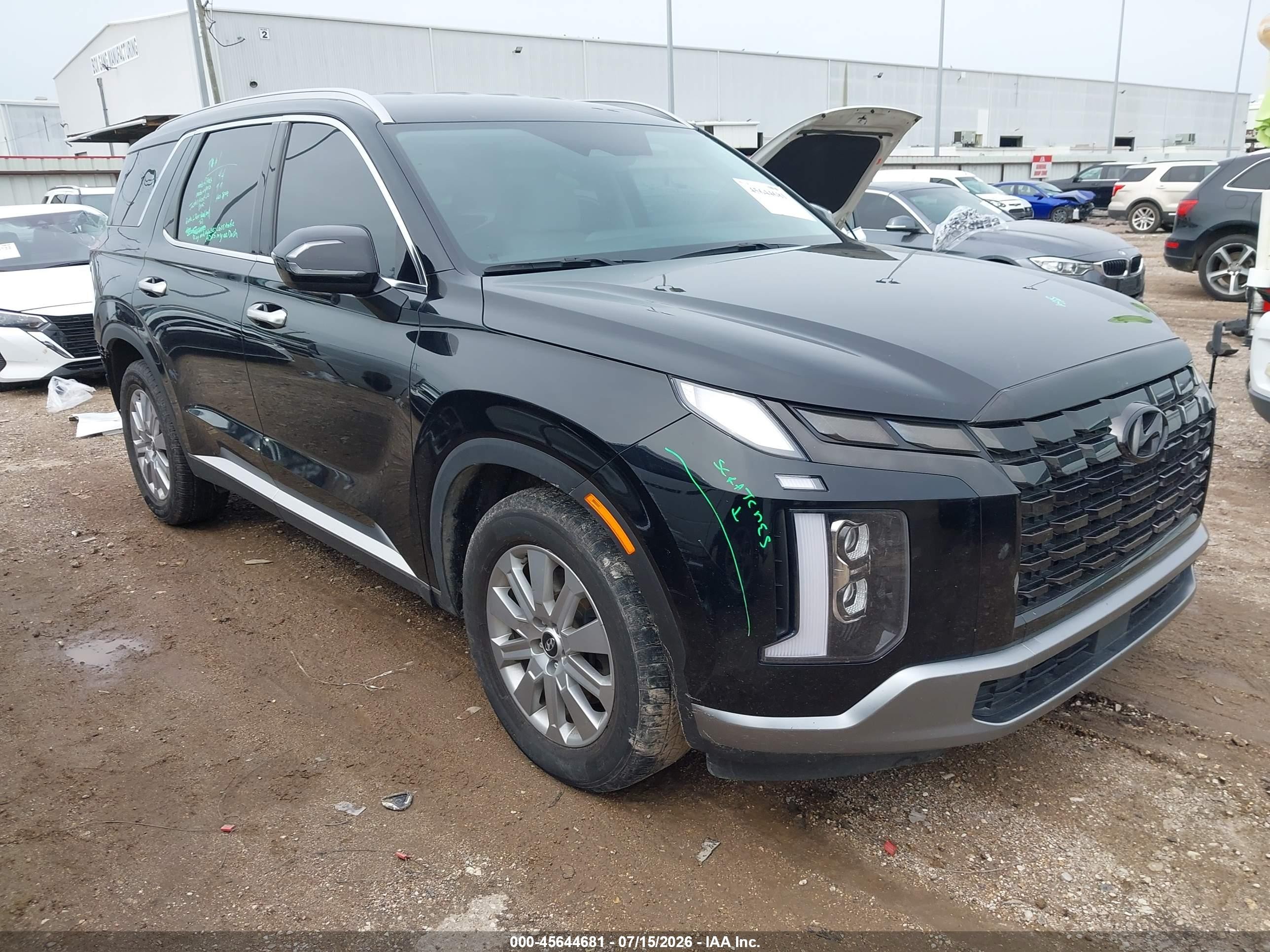 2024 Hyundai Palisade SEL, VIN KM8R24GE6RU720141 — Rear end