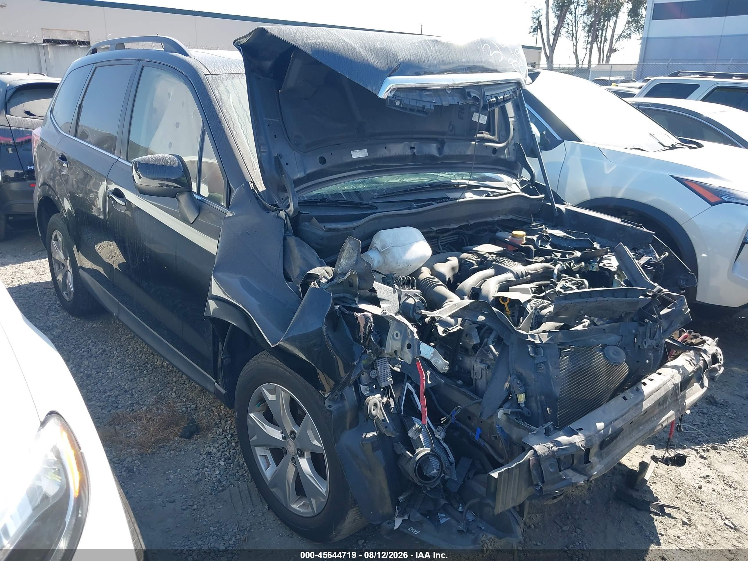 2014 Subaru Forester Limited, VIN JF2SJAHC5EH540268 — Front end