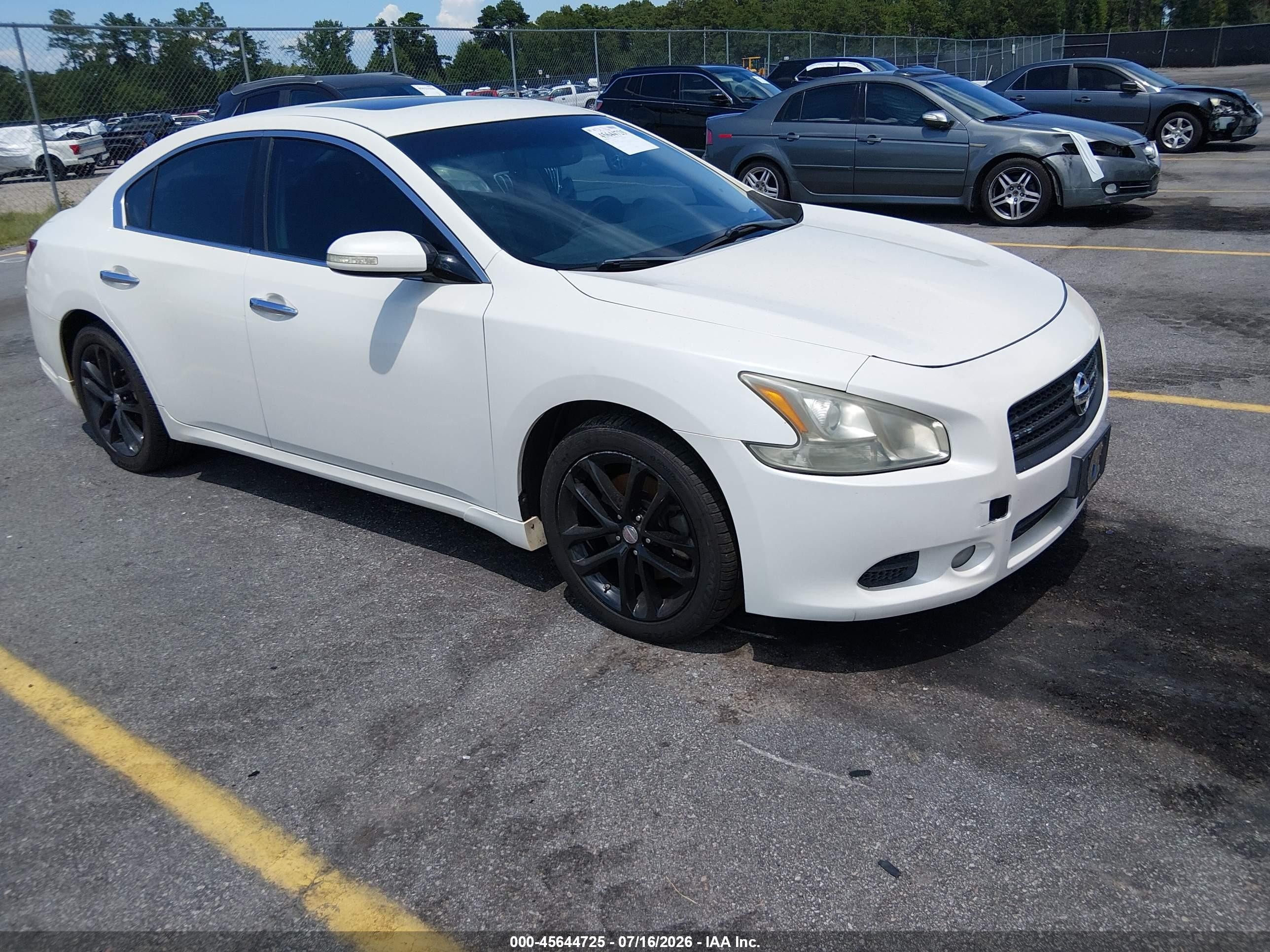 2011 Nissan Maxima SV, VIN 1N4AA5AP9BC859007 — Обычный износ
