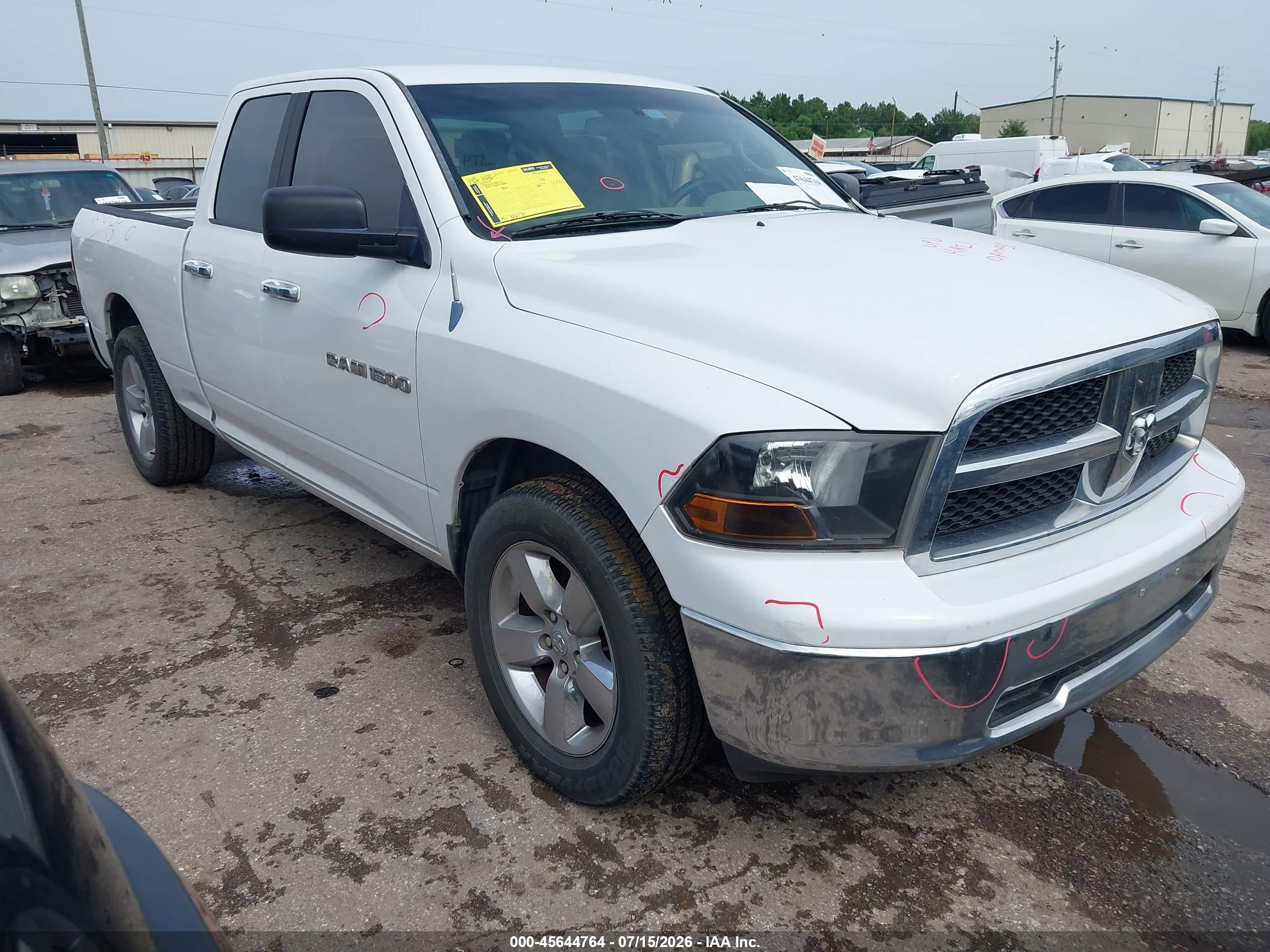 2012 Ram 1500 SLT, VIN 1C6RD6GP3CS156342 — All over