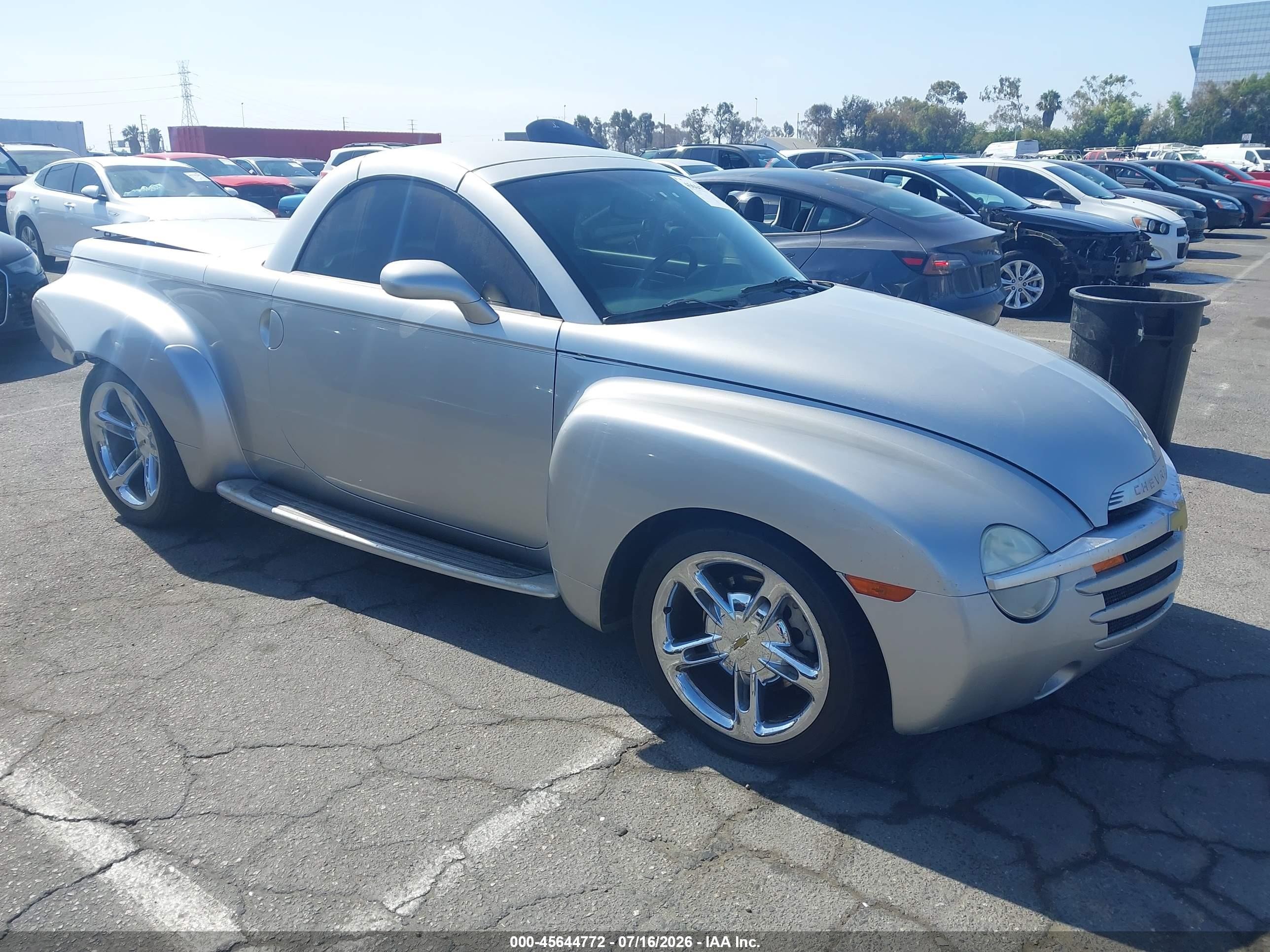 2005 Chevrolet SSR LS, VIN 1GCES14H85B117908 — Rear end