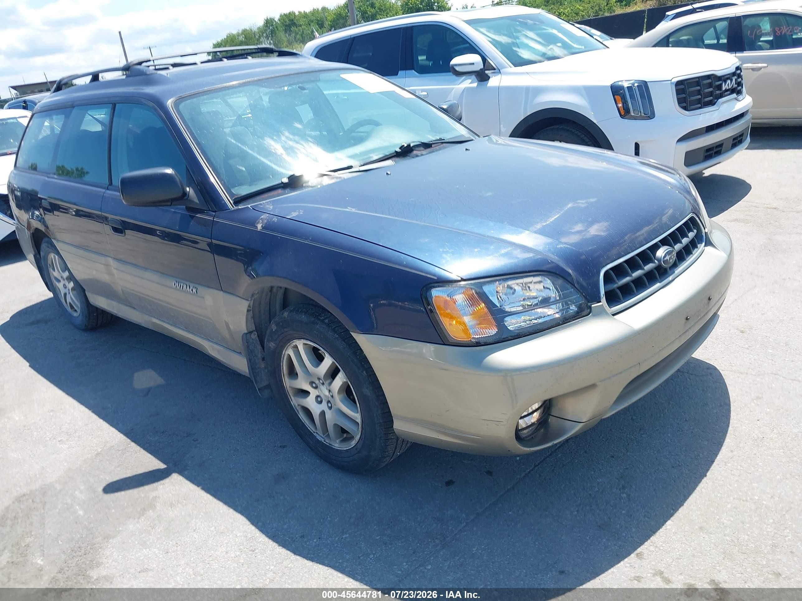 2004 Subaru Legacy Outback, VIN 4S3BH675947633678 — Обычный износ