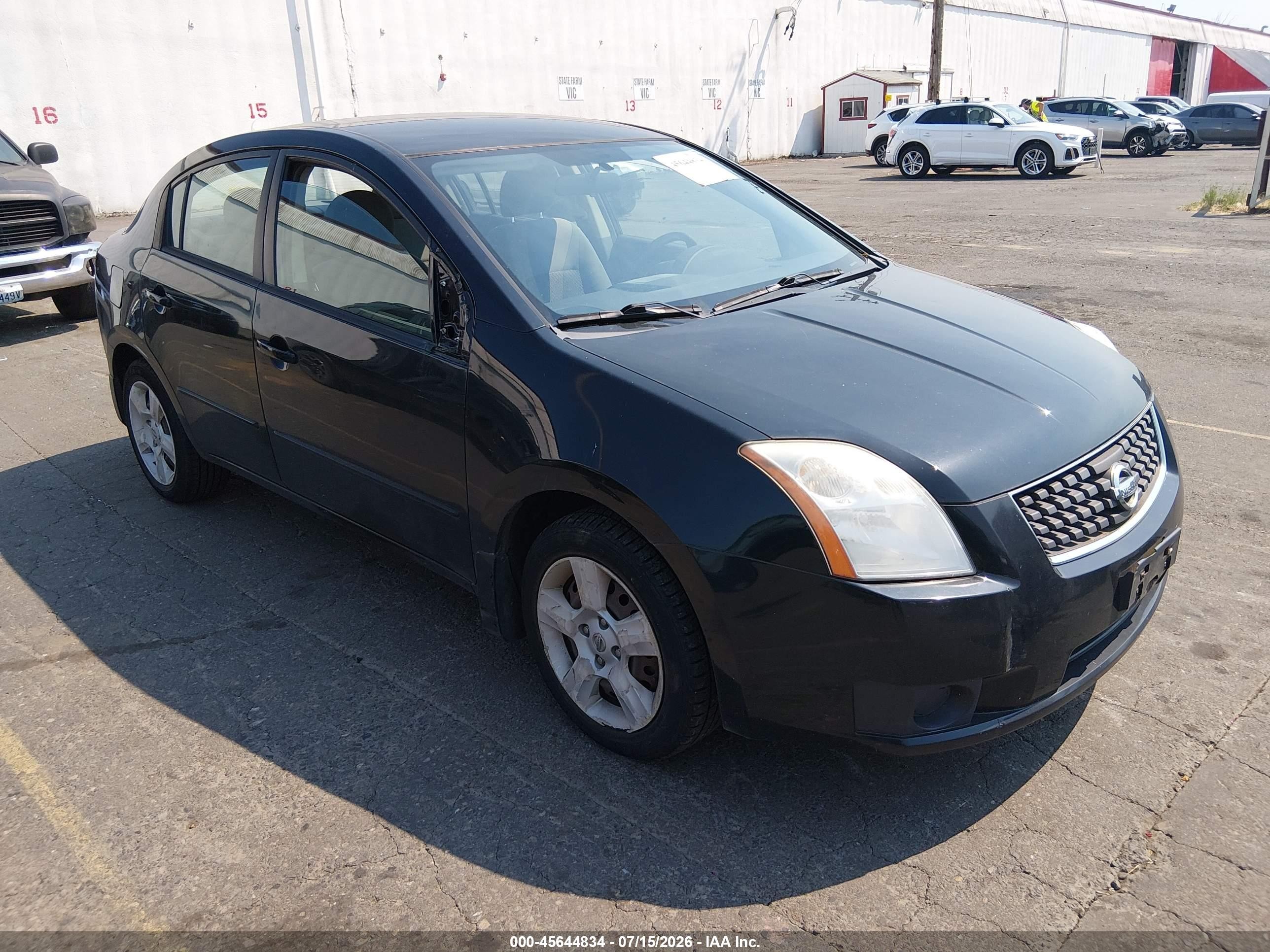 2007 Nissan Sentra S, VIN 3N1AB61E87L650948 — Normal wear