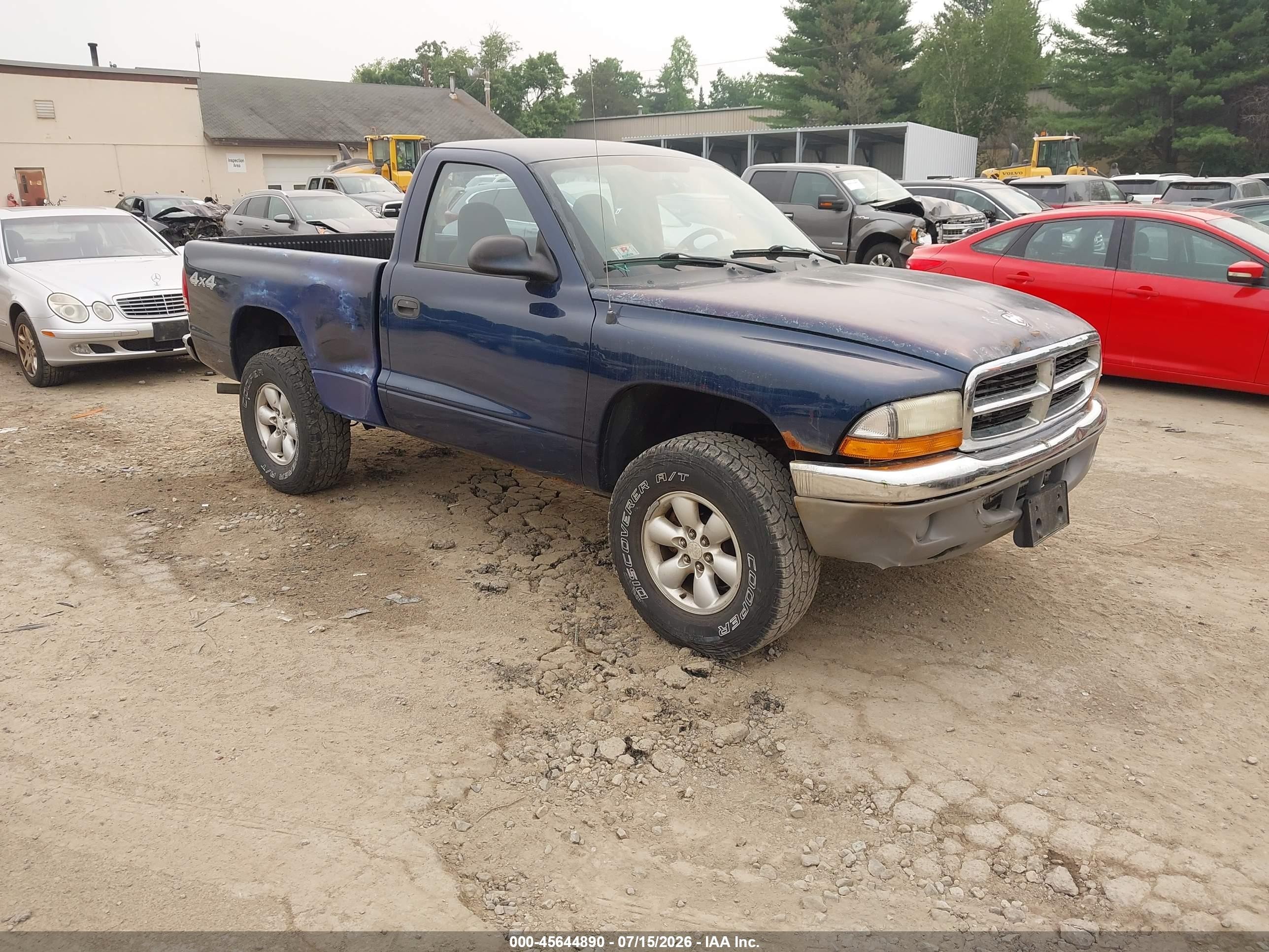2004 Dodge Dakota, VIN 1D7GG46K44S709086 — Normal wear