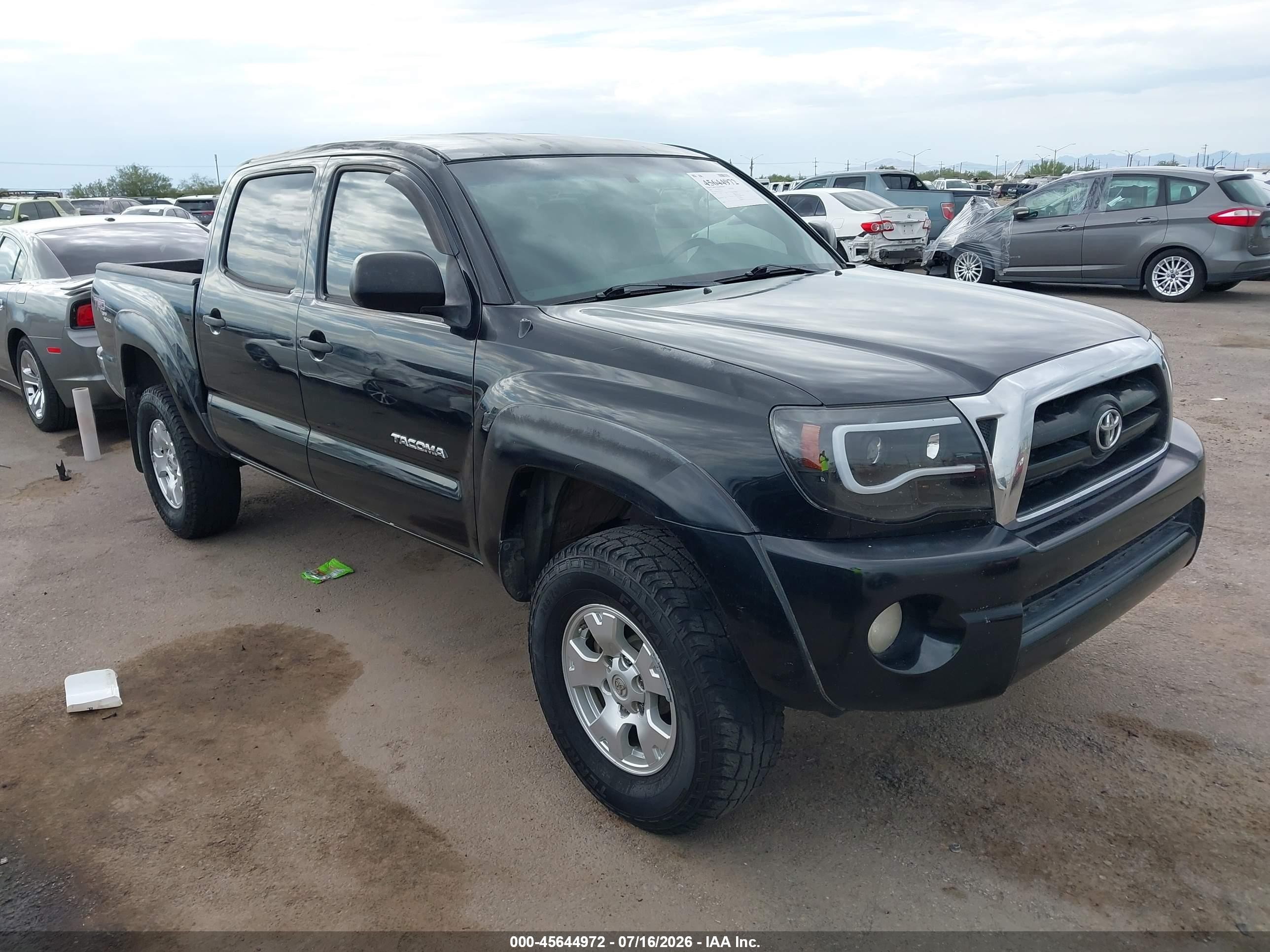 2006 Toyota Tacoma PreRunner, VIN 5TEJU62N46Z291938 — Interior fire