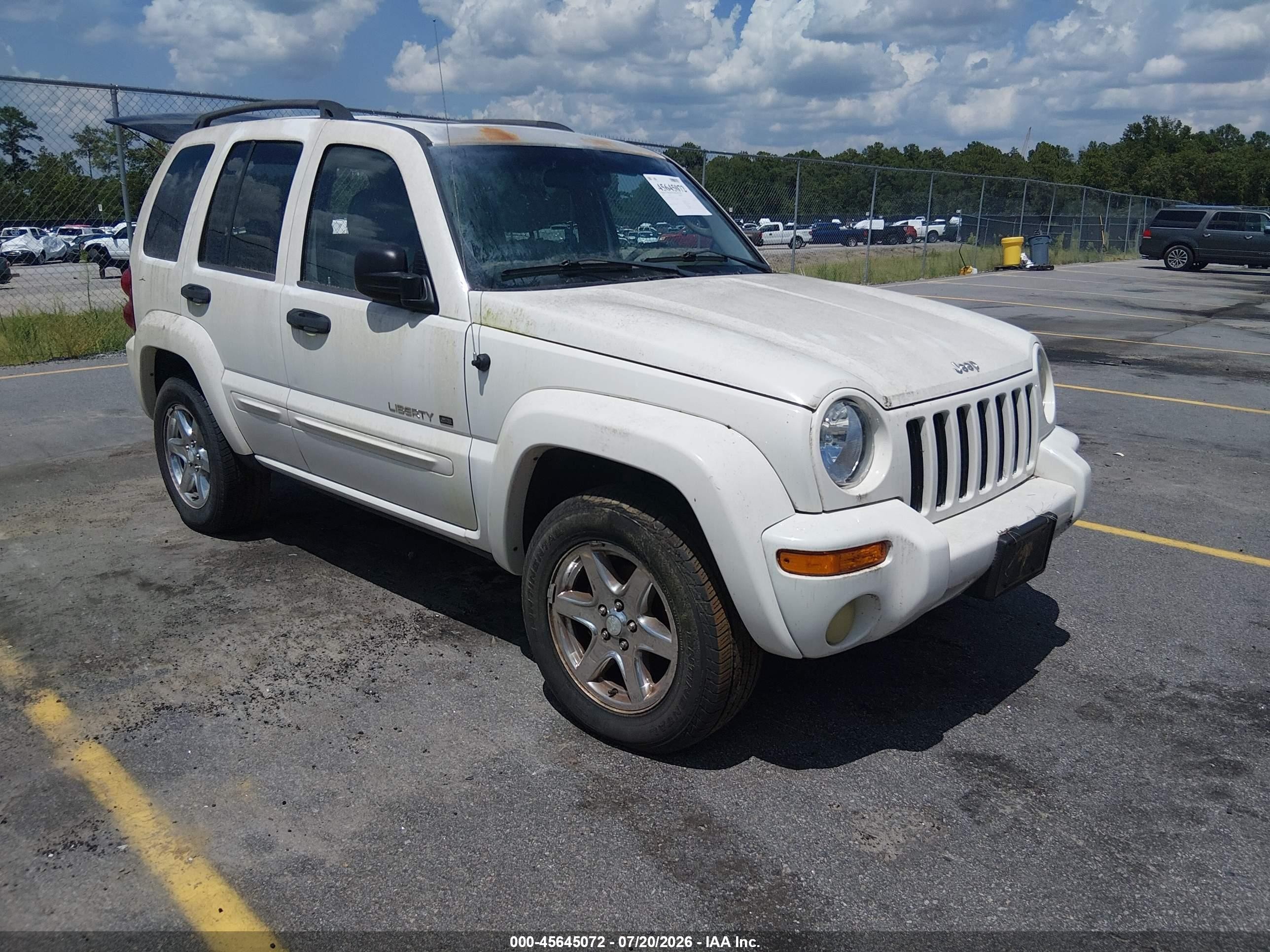 2003 Jeep Liberty Limited, VIN 1J8GK58K23W515118 — Зад