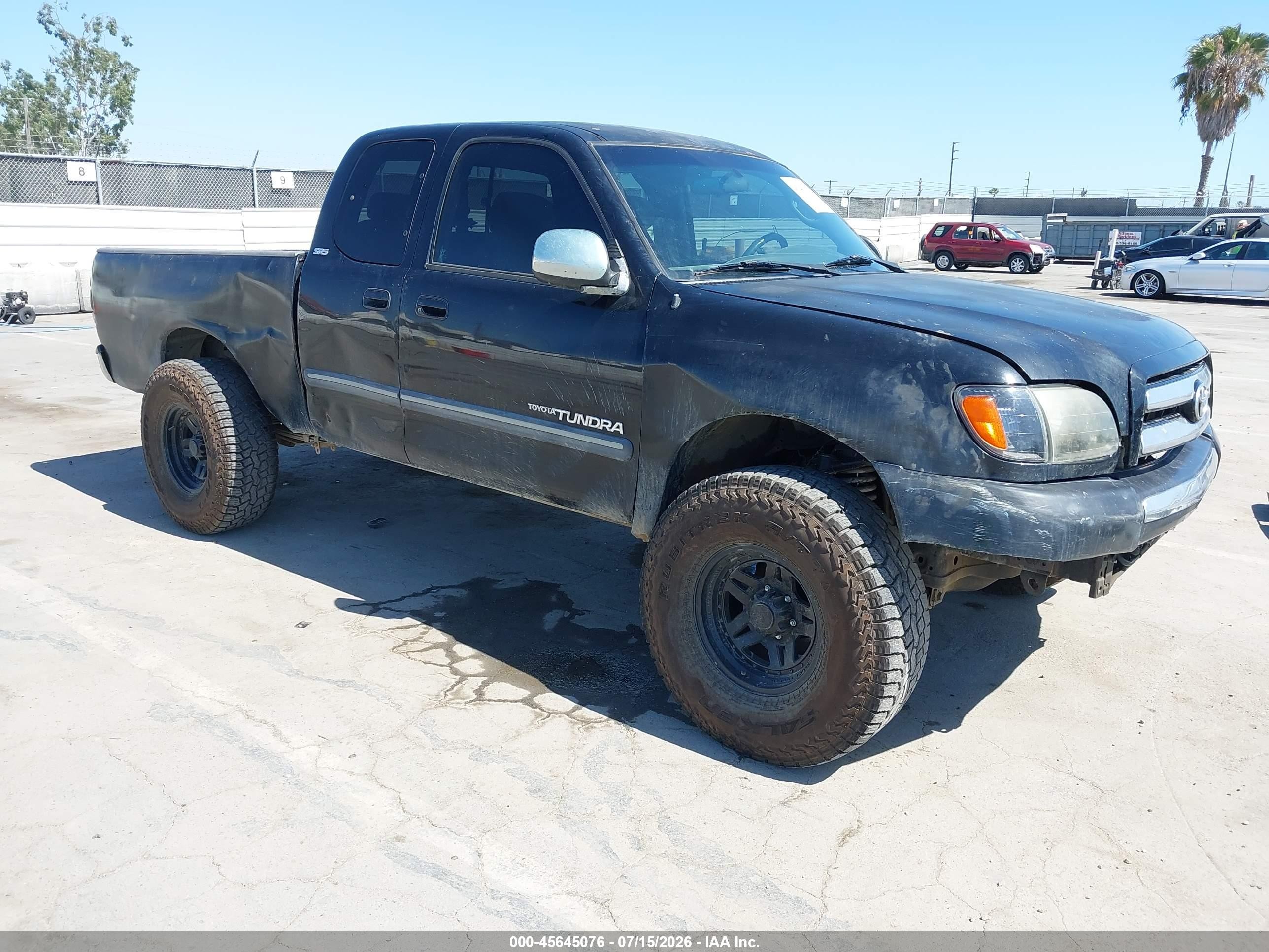 2003 Toyota Tundra SR5, VIN 5TBRT341X3S436450 — Rear end