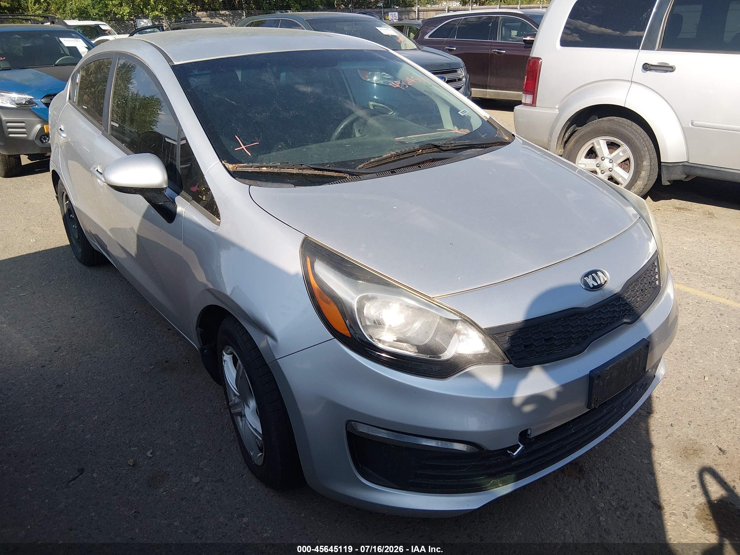 2017 Kia Rio LX, VIN KNADM4A39H6011221 — Normal wear