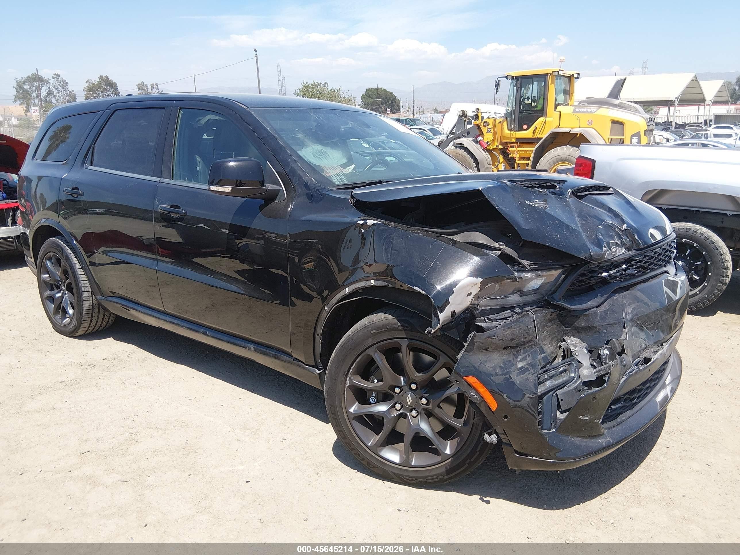 2022 Dodge Durango R/T, VIN 1C4SDJCT6NC222394 — Front end
