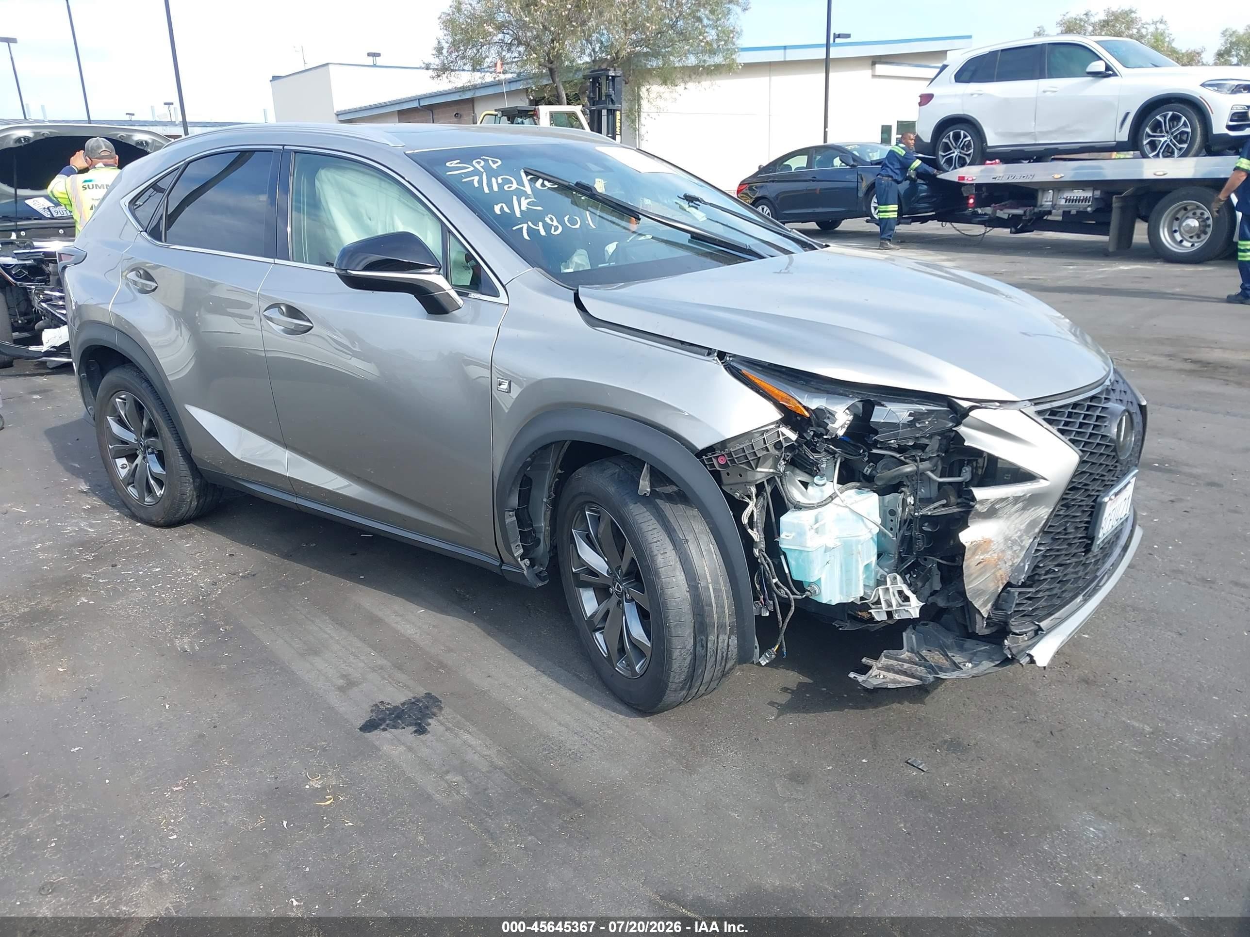 2018 Lexus NX 300, VIN JTJYARBZ6J2094355 — Front end