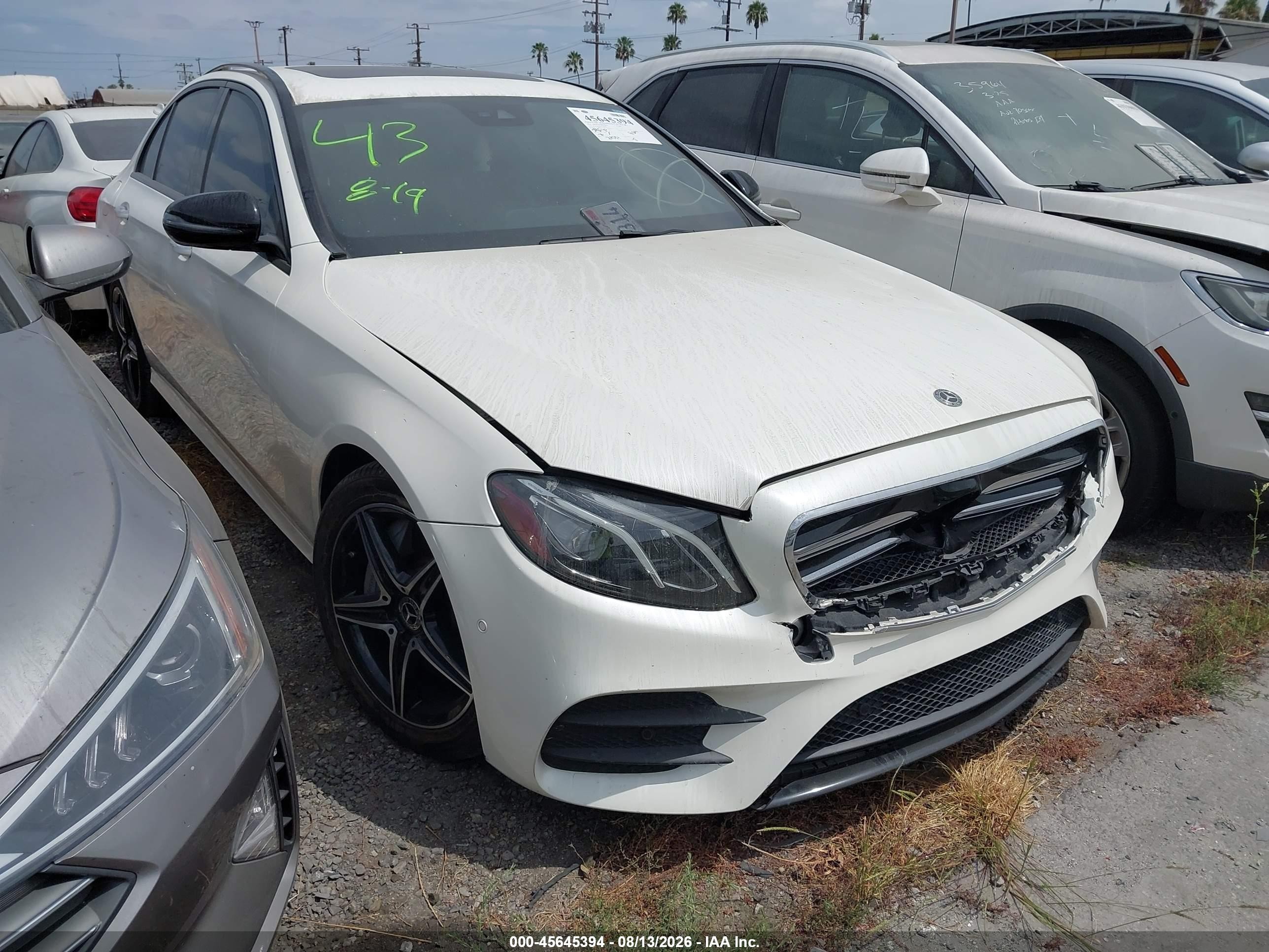 2018 Mercedes-Benz E 300, VIN WDDZF4JB4JA314166 — Front end