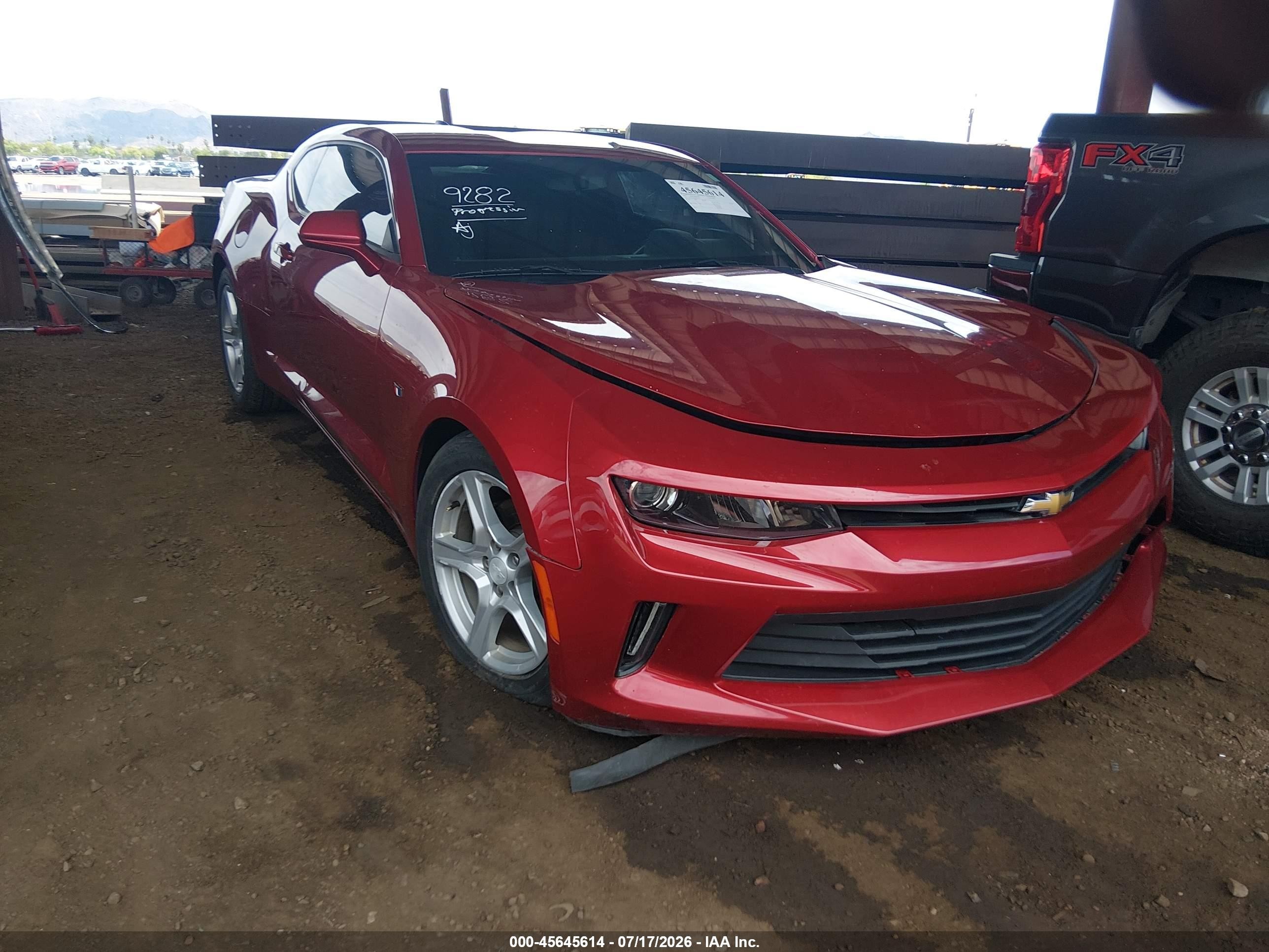 2017 Chevrolet Camaro 1LS, VIN 1G1FA1RX0H0145525 — Front end