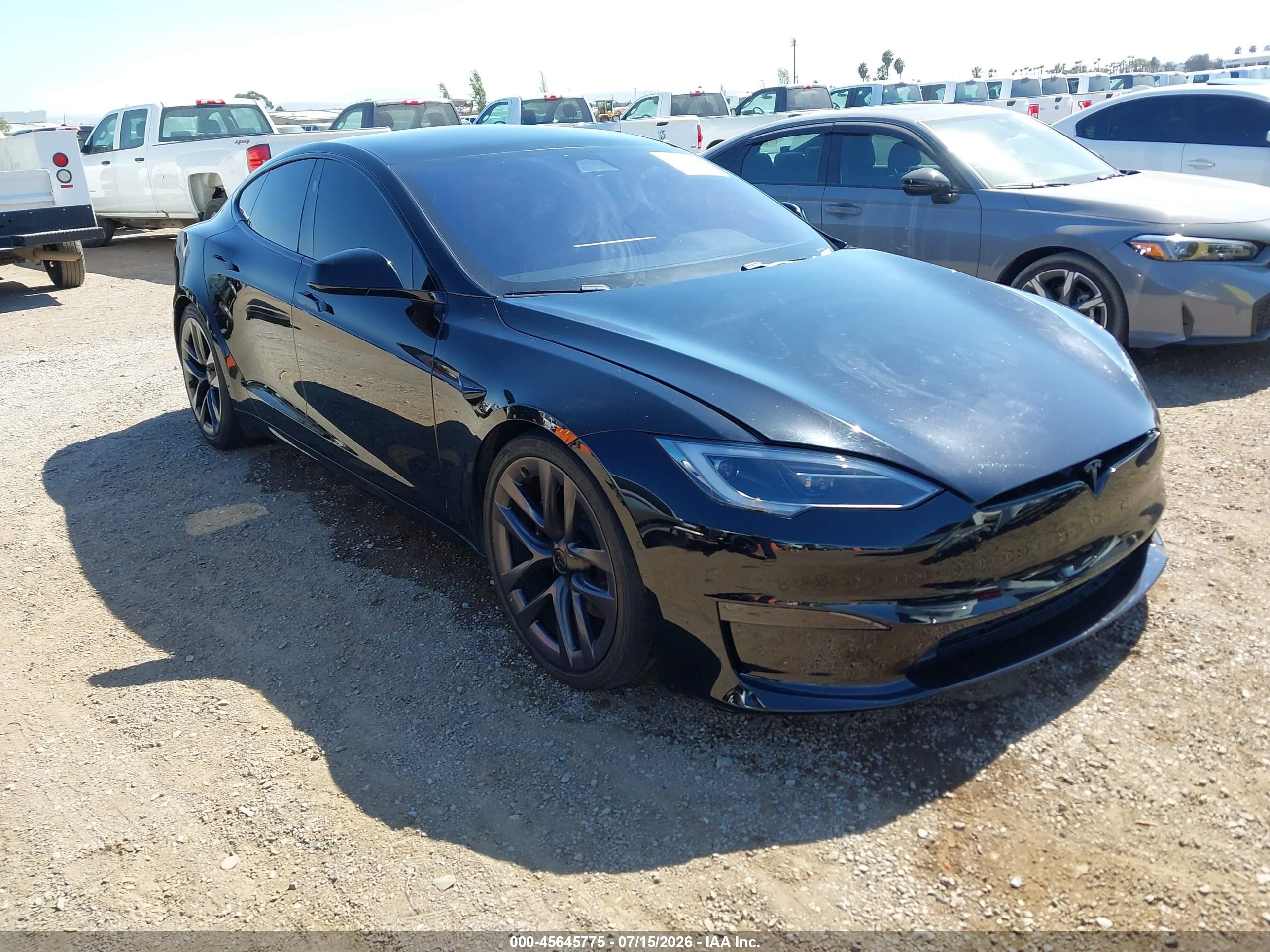 2022 Tesla Model S, VIN 5YJSA1E56NF475919 — Normal wear