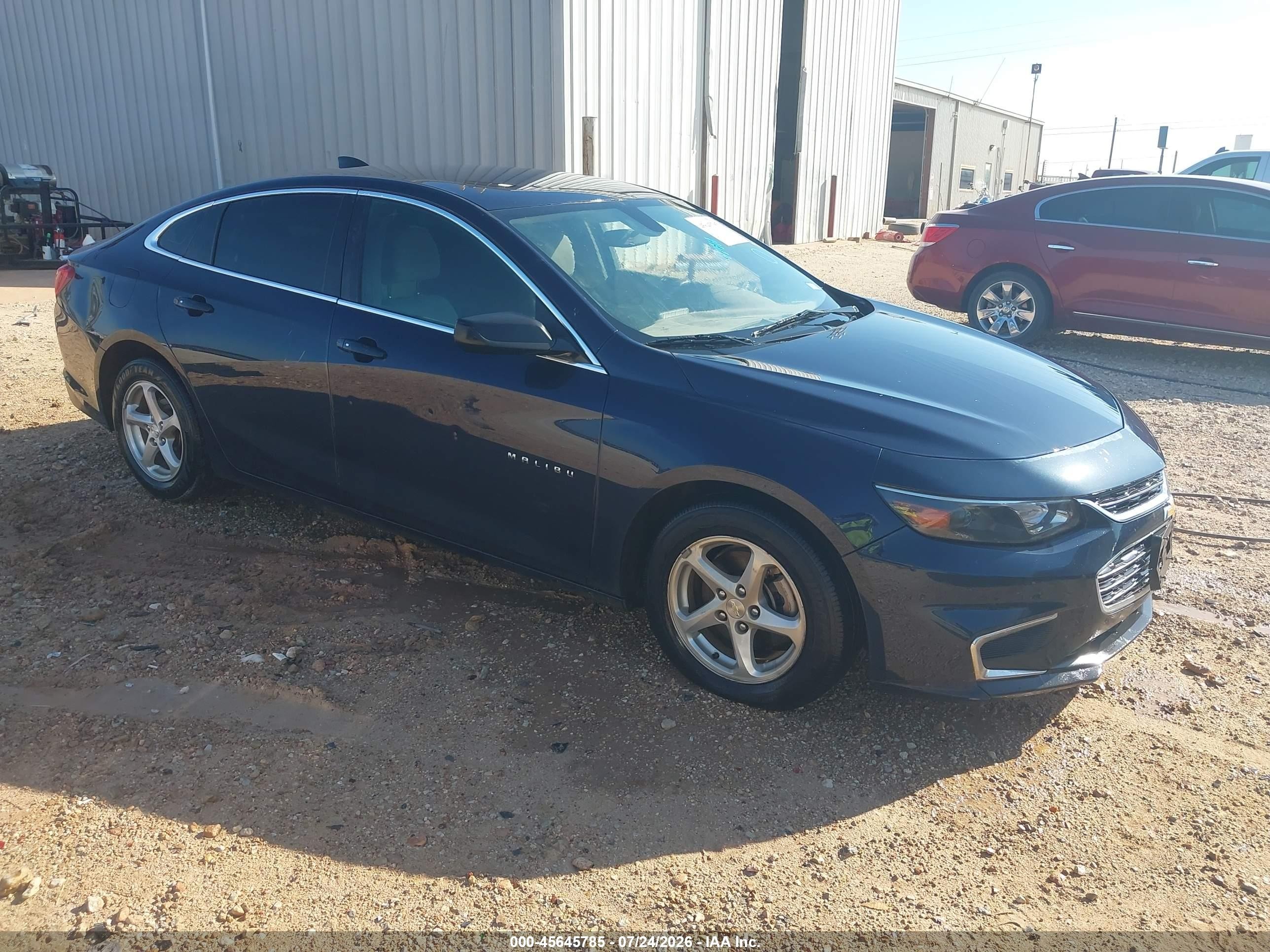 2016 Chevrolet Malibu LS, VIN 1G1ZB5ST9GF296450 — Normal wear