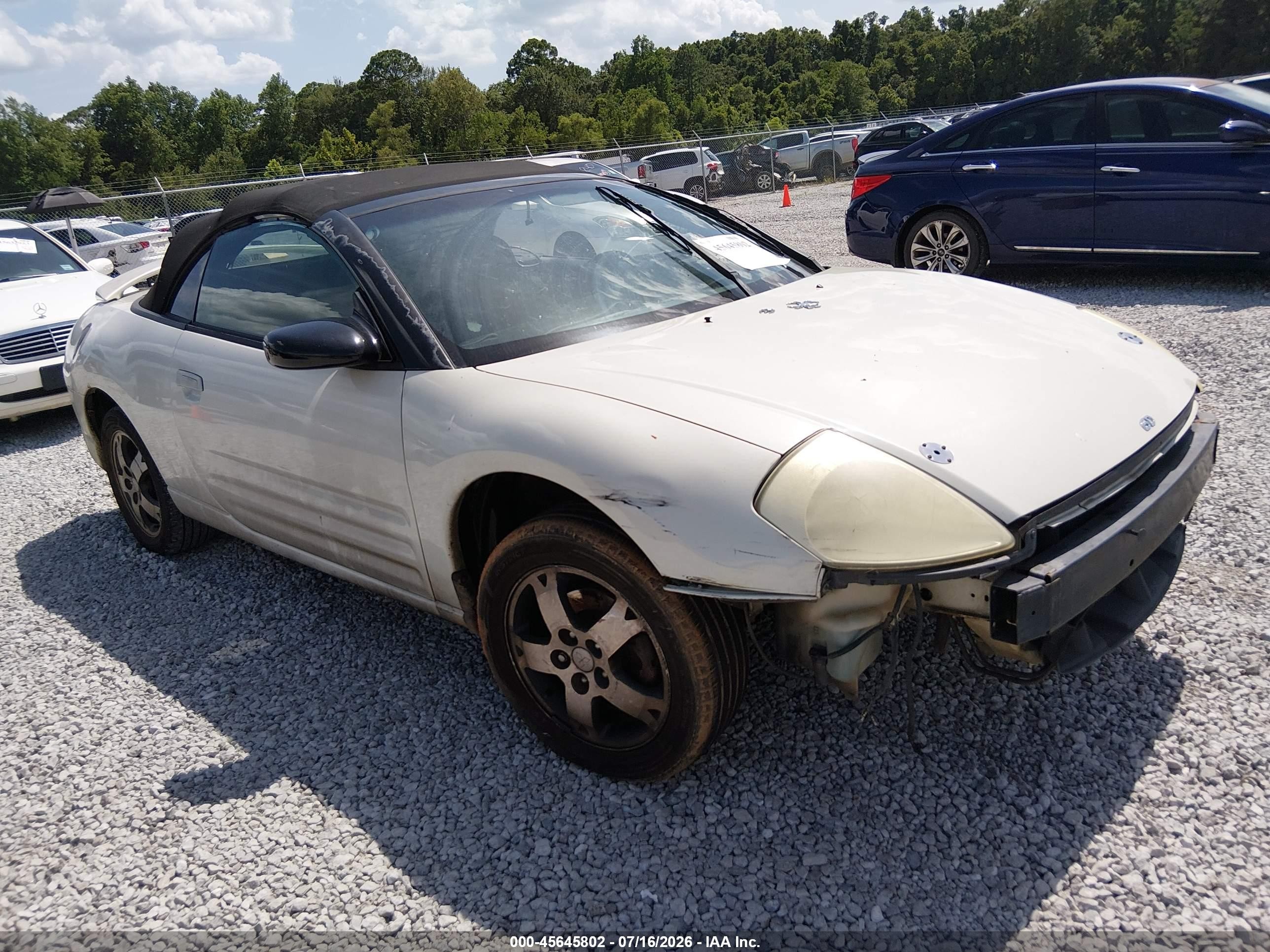 2003 Mitsubishi Eclipse GS, VIN 4A3AE45G03E007814 — Normal wear
