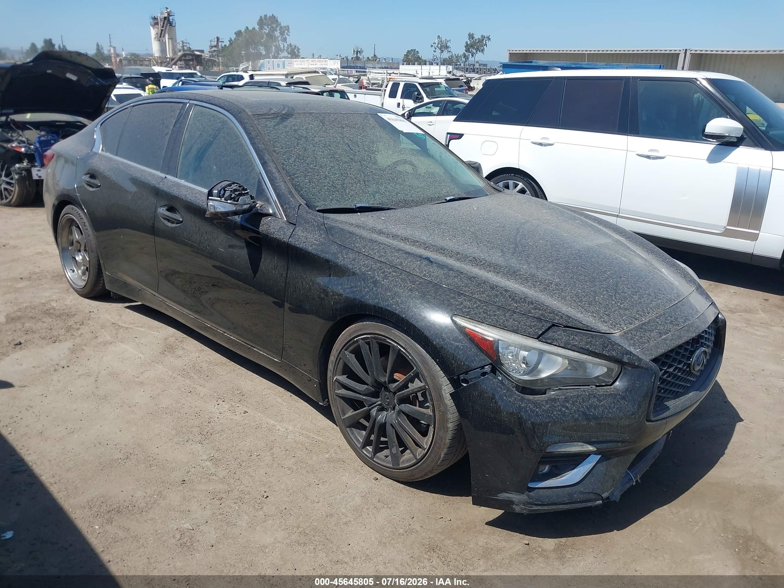 2018 Infiniti Q50 Luxe, VIN JN1EV7AP7JM361170 — Frame damage