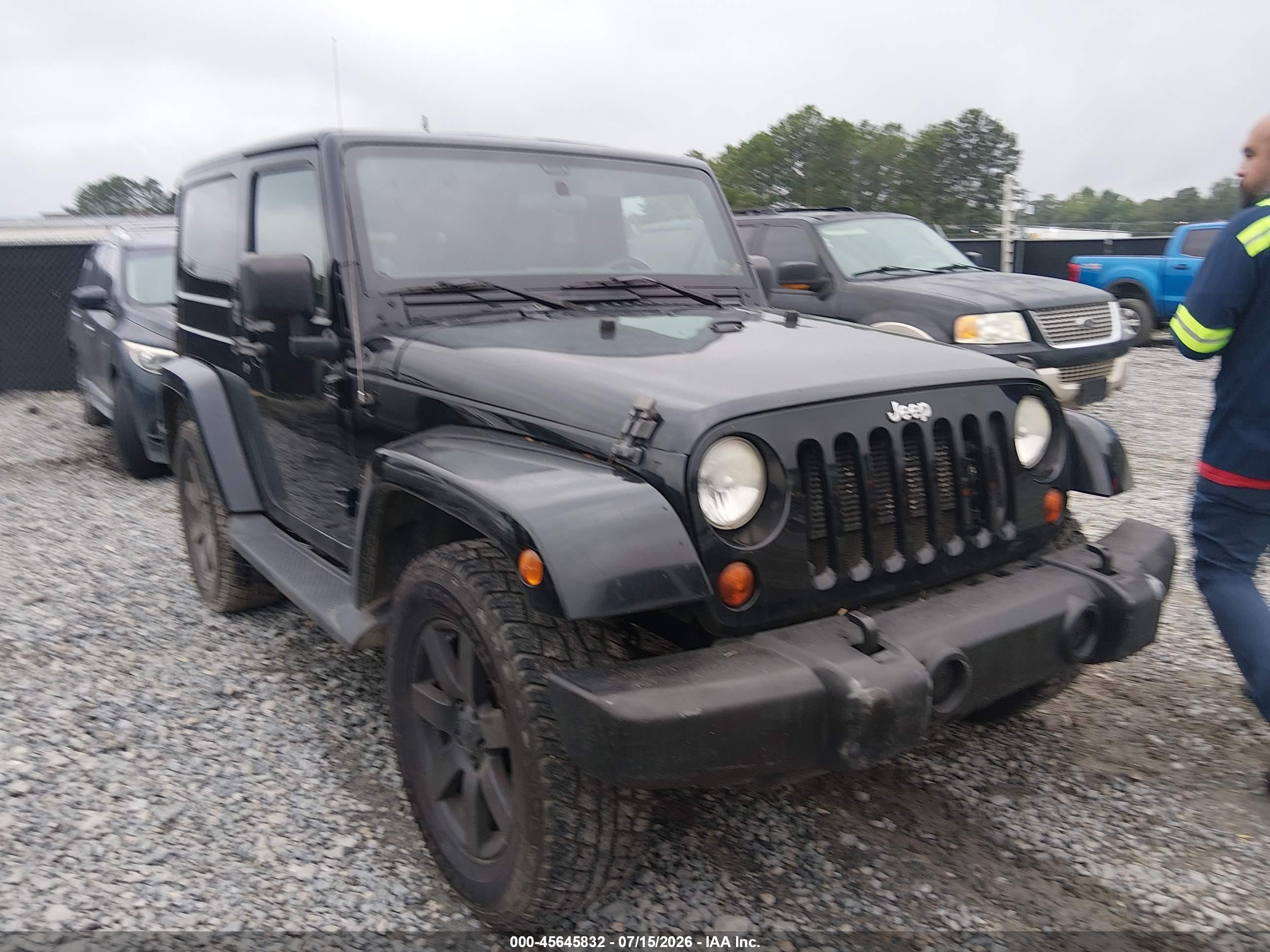 2012 Jeep Wrangler Sahara, VIN 1C4AJWBG0CL188097 — Normal wear
