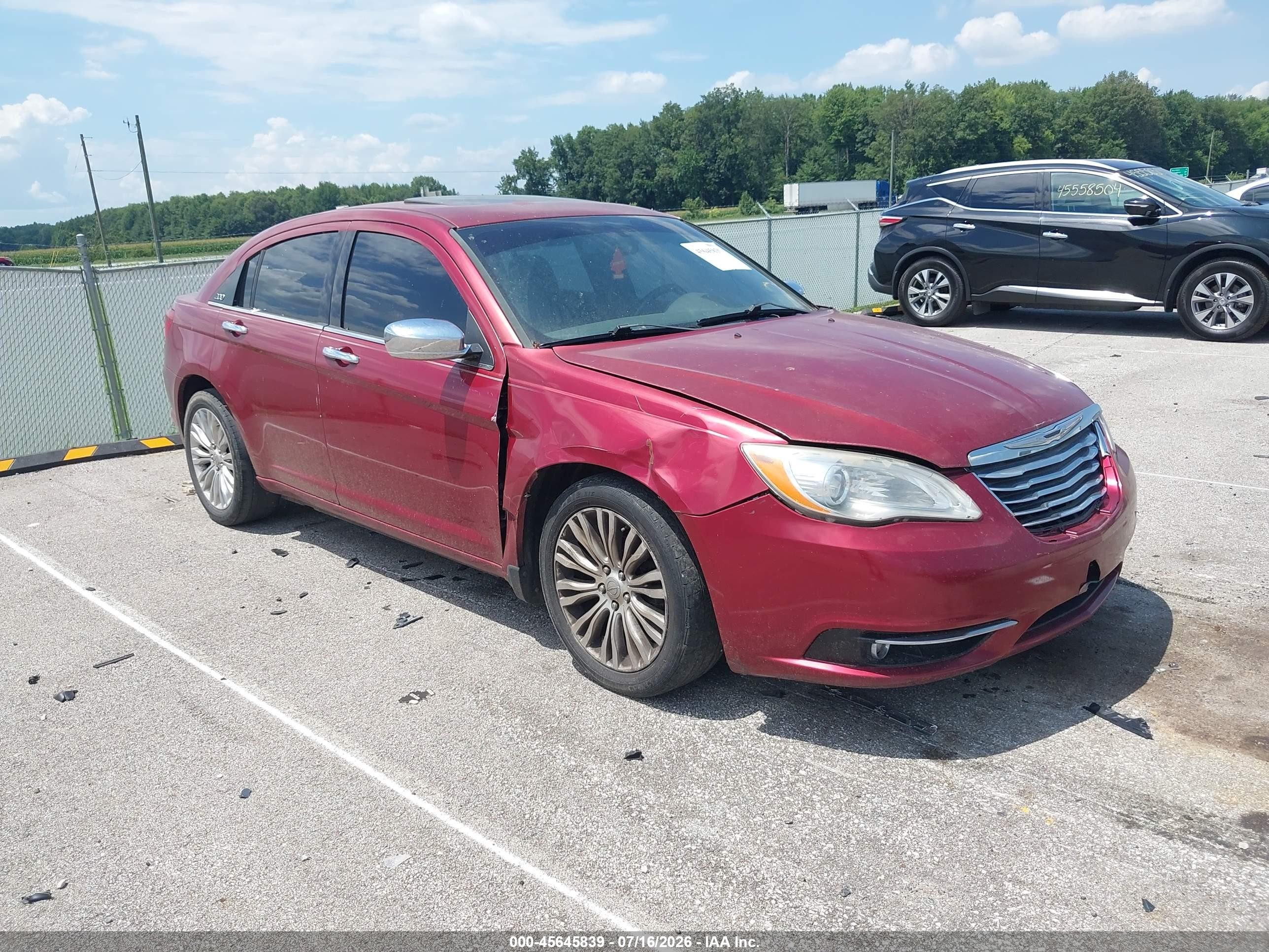 2012 Chrysler 200 Limited, VIN 1C3CCBCG8CN146084 — Normal wear