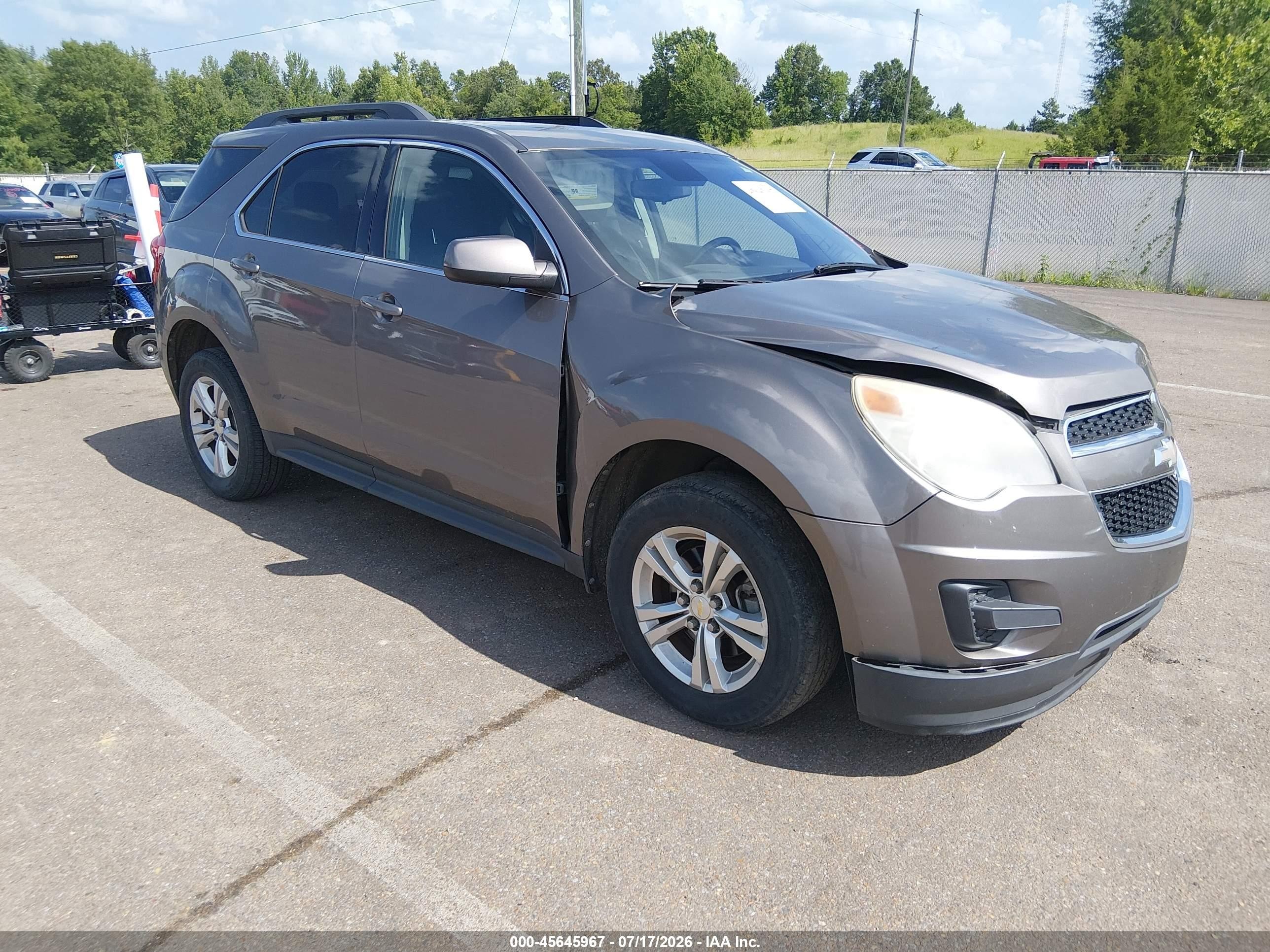 2012 Chevrolet Equinox 1LT, VIN 2GNALDEK8C6253311 — Front end