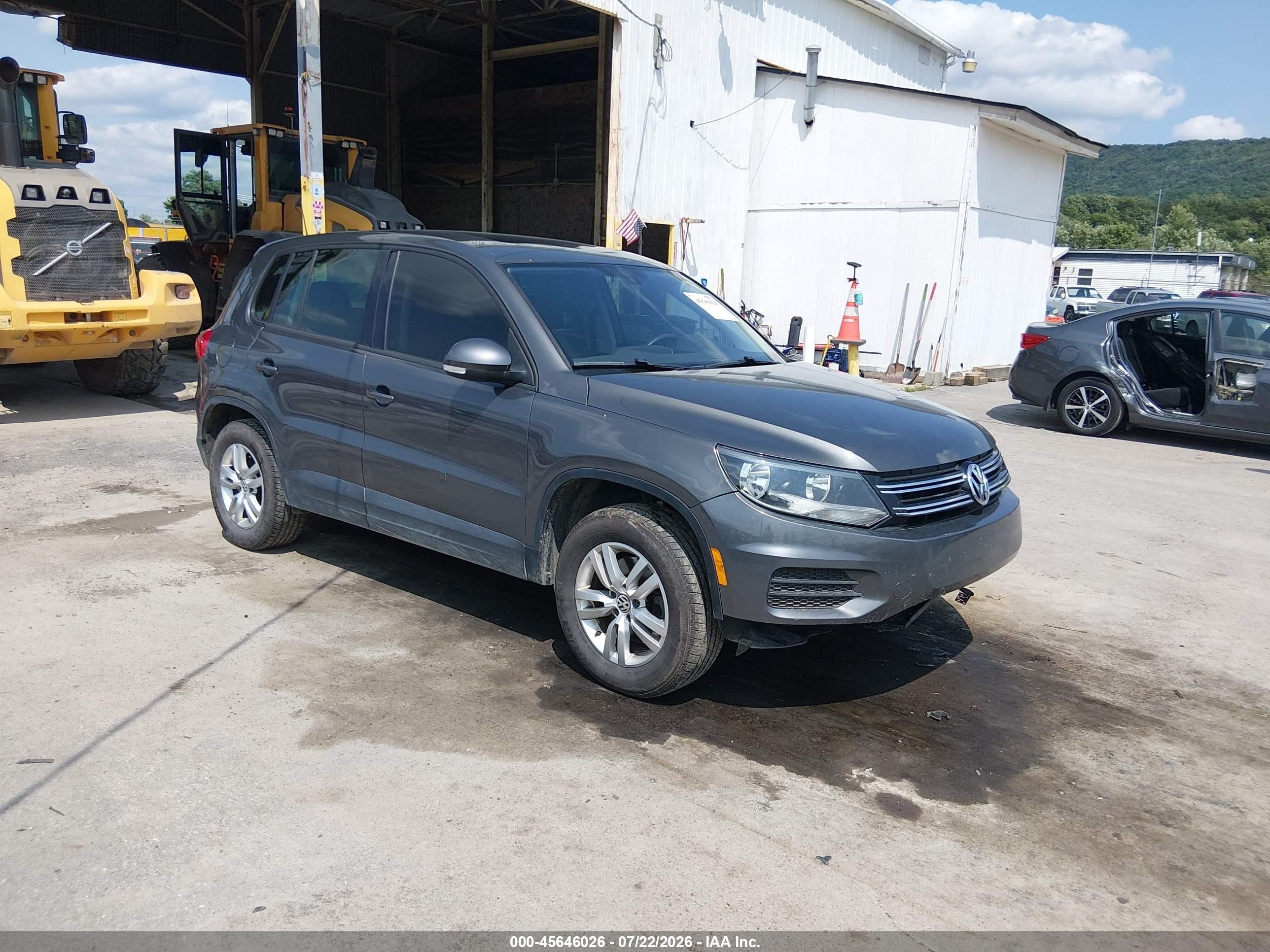 2012 Volkswagen Tiguan S, VIN WVGBV7AX8CW089411 — По всему кузову