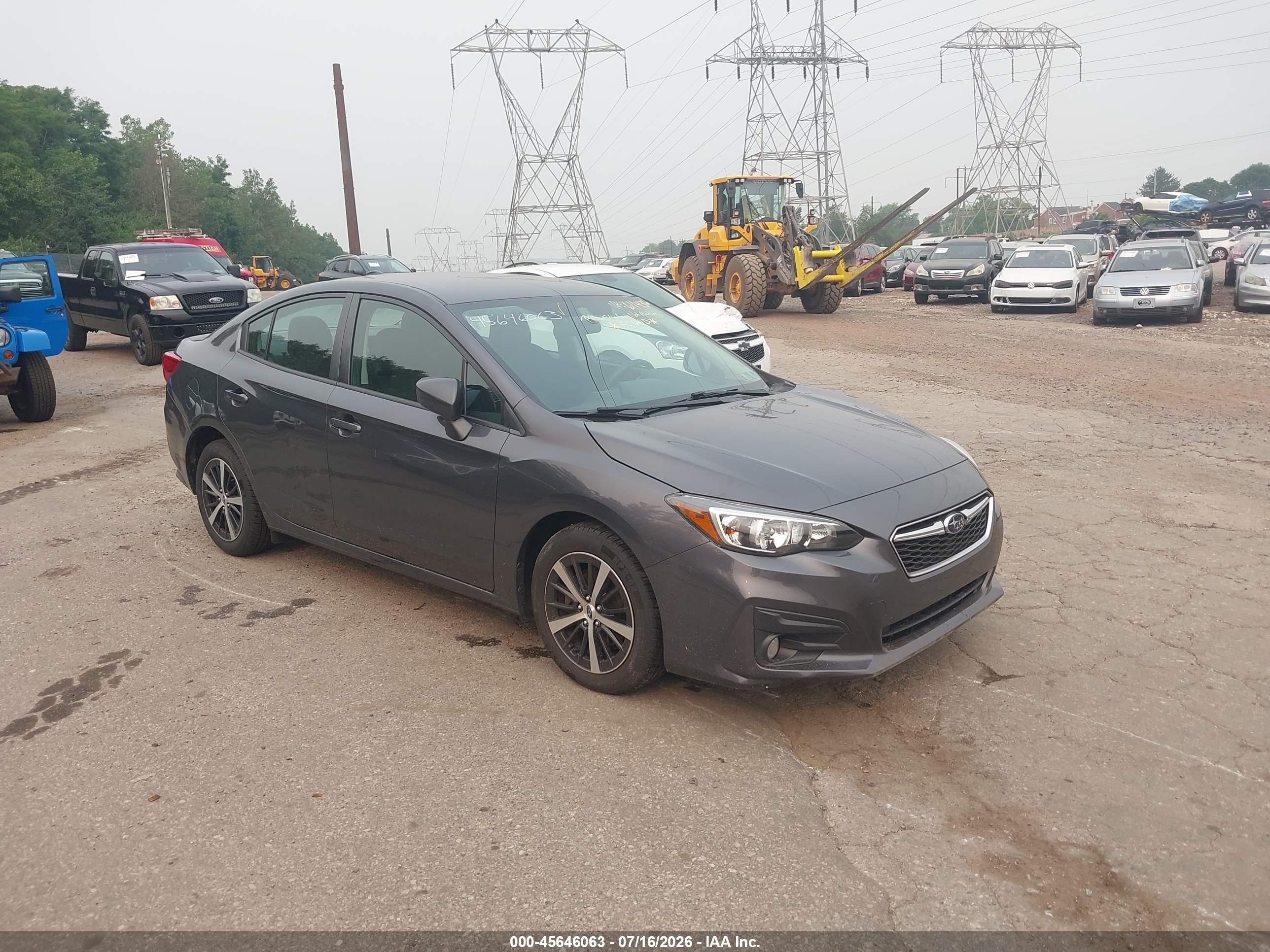 2019 Subaru Impreza Premium, VIN 4S3GKAC60K3611436 — Water / flood