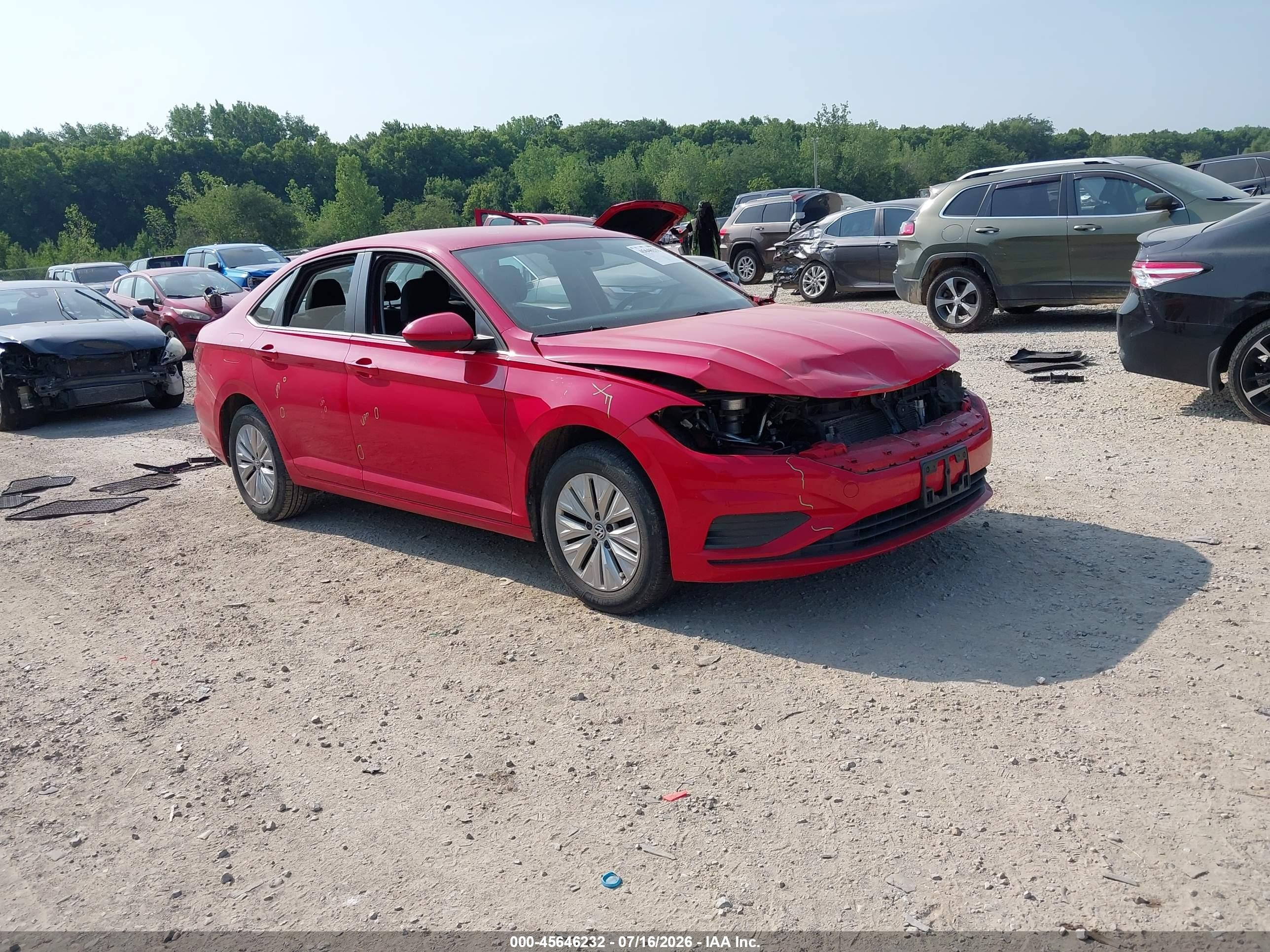 2019 Volkswagen Jetta S, VIN 3VWC57BU8KM091135 — Перед