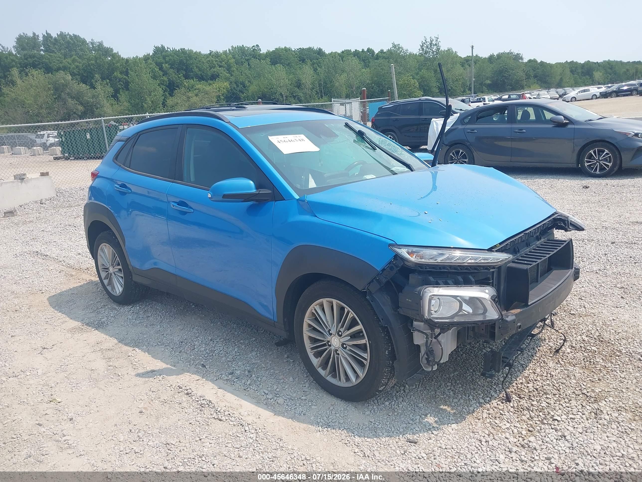 2019 Hyundai Kona SEL, VIN KM8K6CAA3KU257841 — Front end