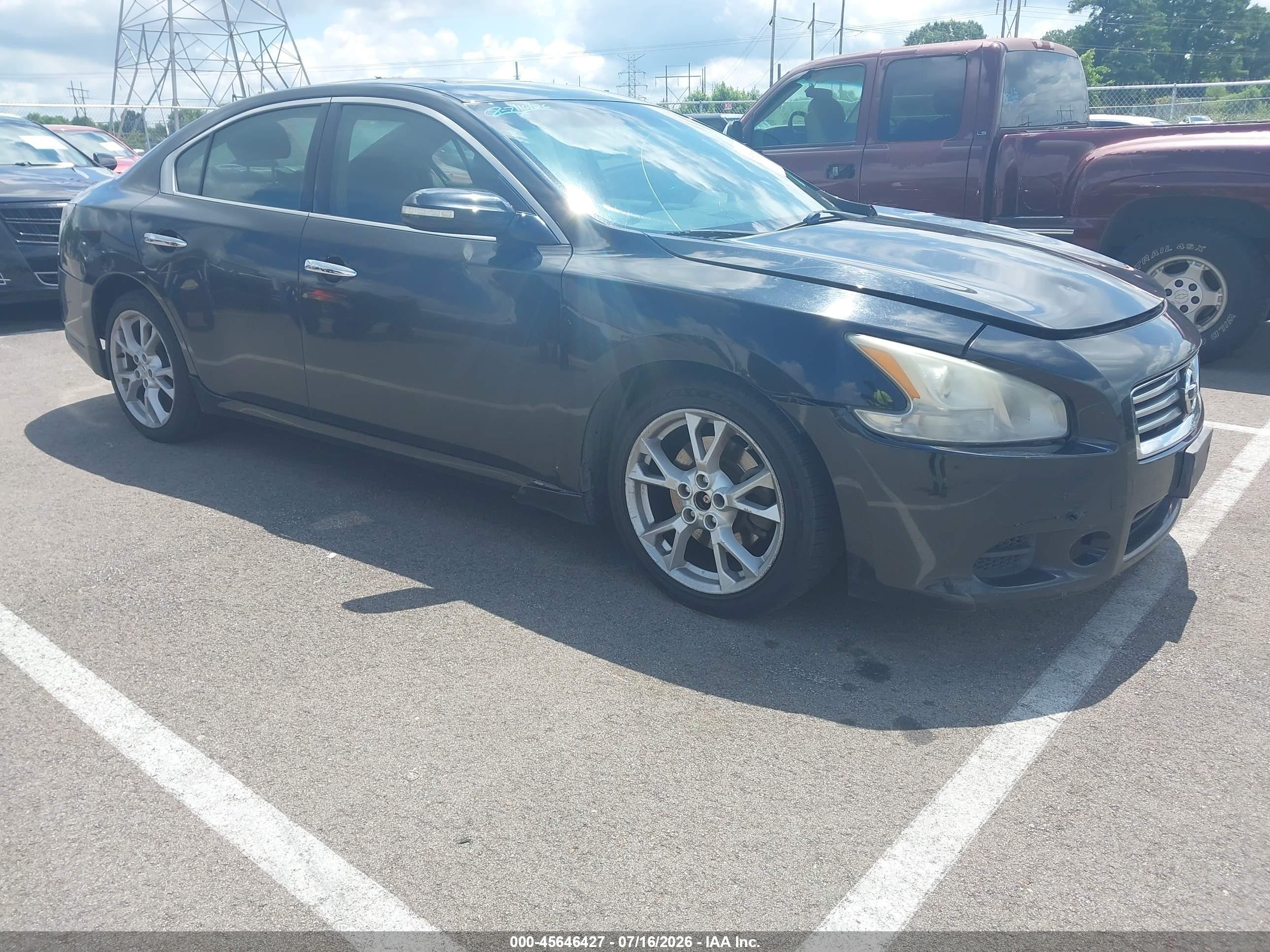 2014 Nissan Maxima SV, VIN 1N4AA5AP3EC912420 — Обычный износ