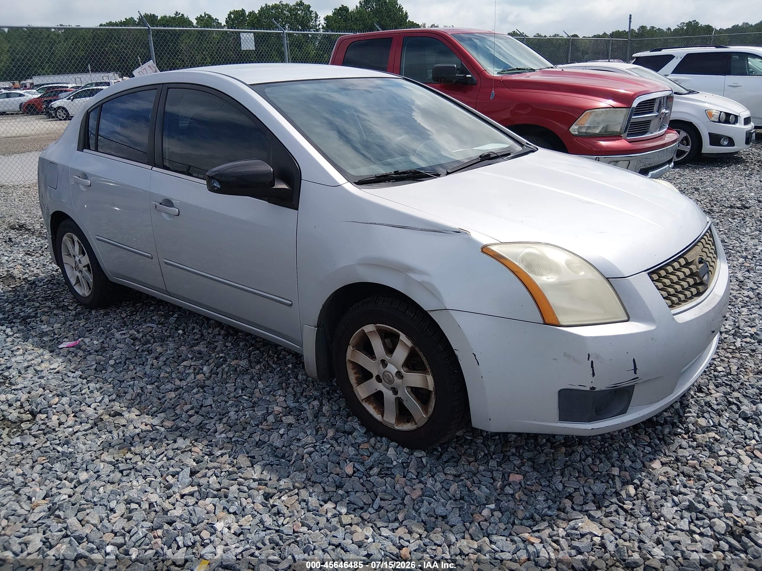 2007 Nissan Sentra S, VIN 3N1AB61E67L675153 — Normal wear