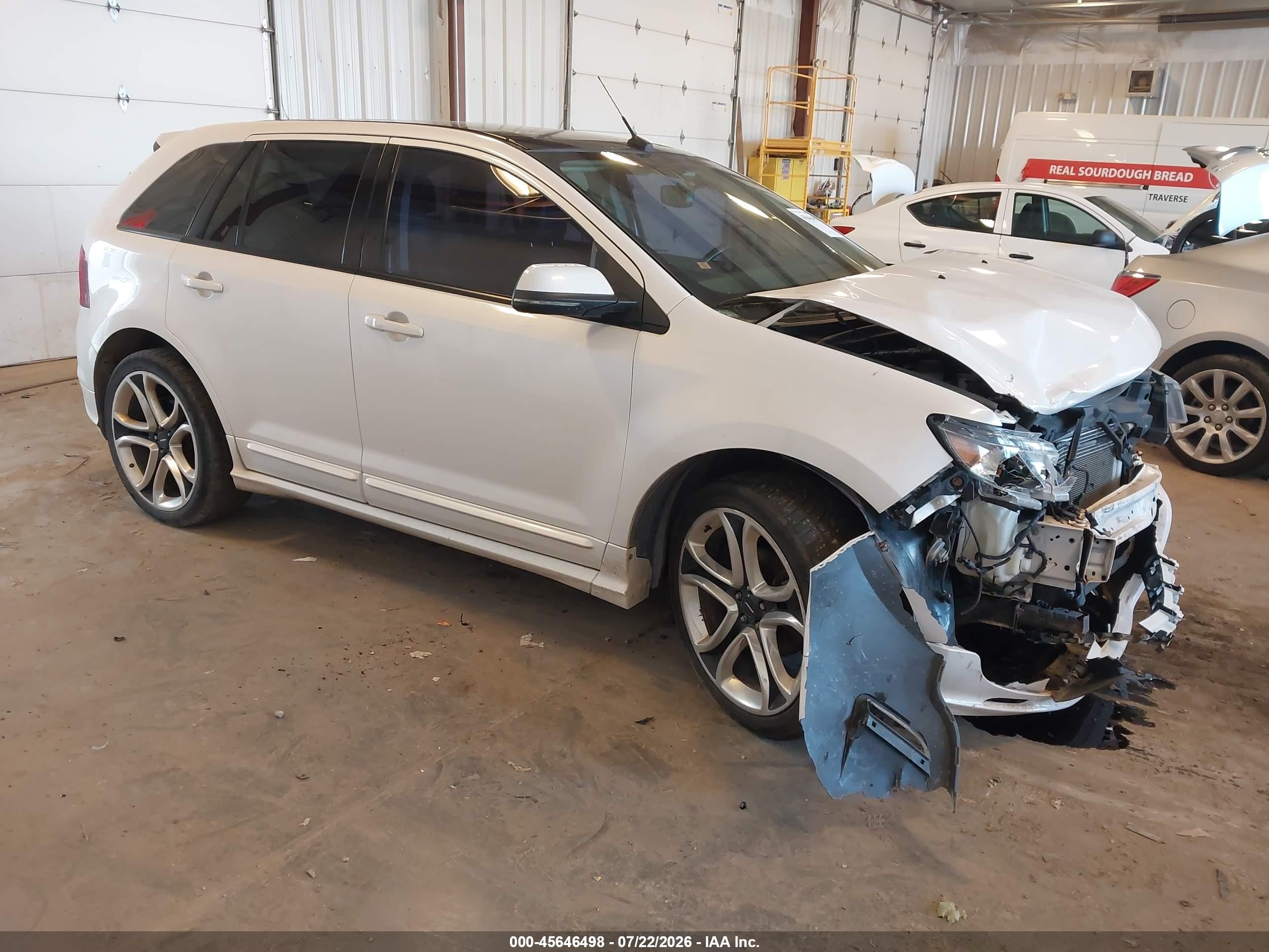 2012 Ford Edge Sport, VIN 2FMDK3AK1CBA36761 — Front end